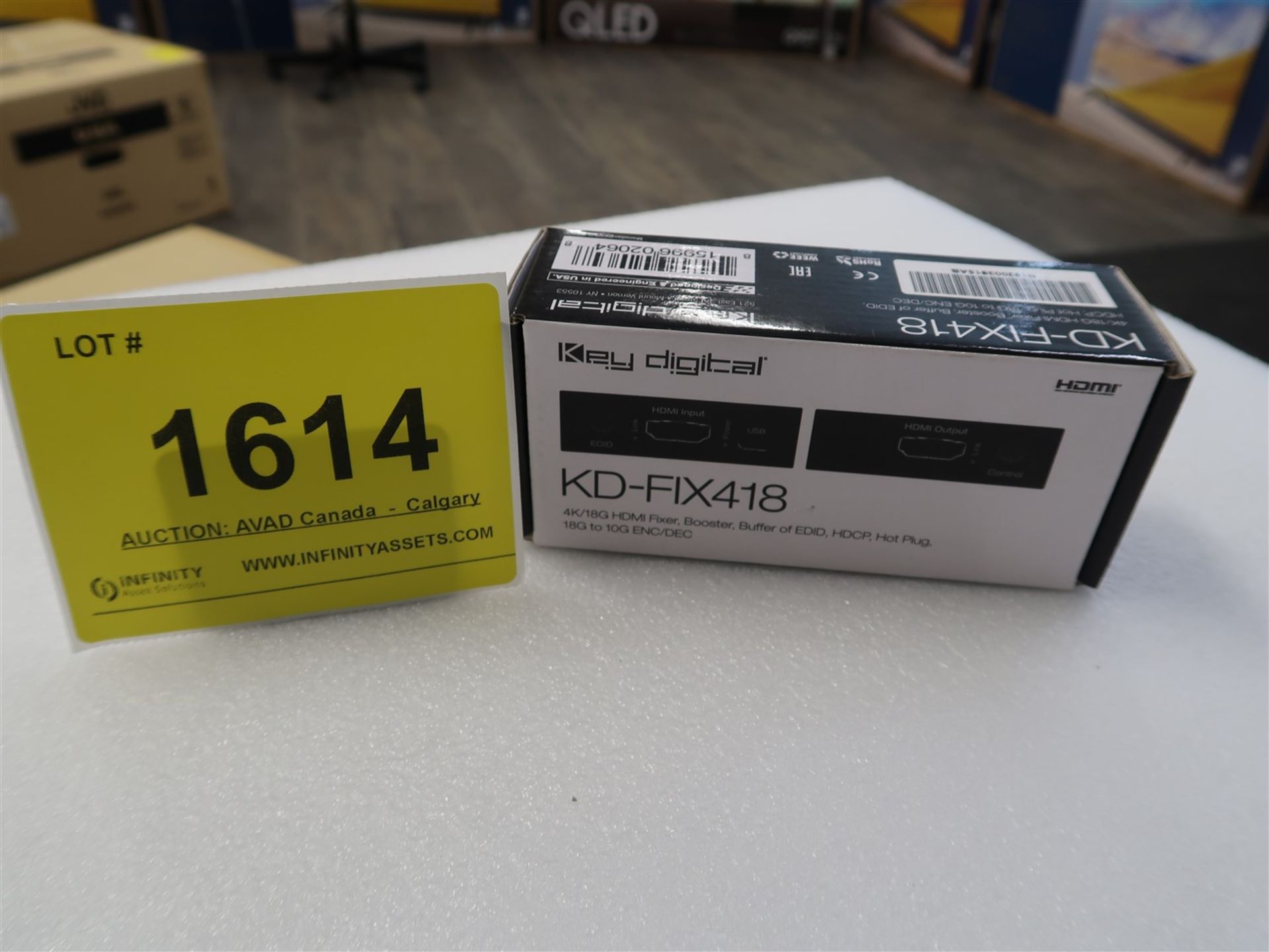 KEY DIGITAL FIX 418 4K/18G HDMI FIXER, BOOSTER, BUFFER OF EDID, (BNIB)