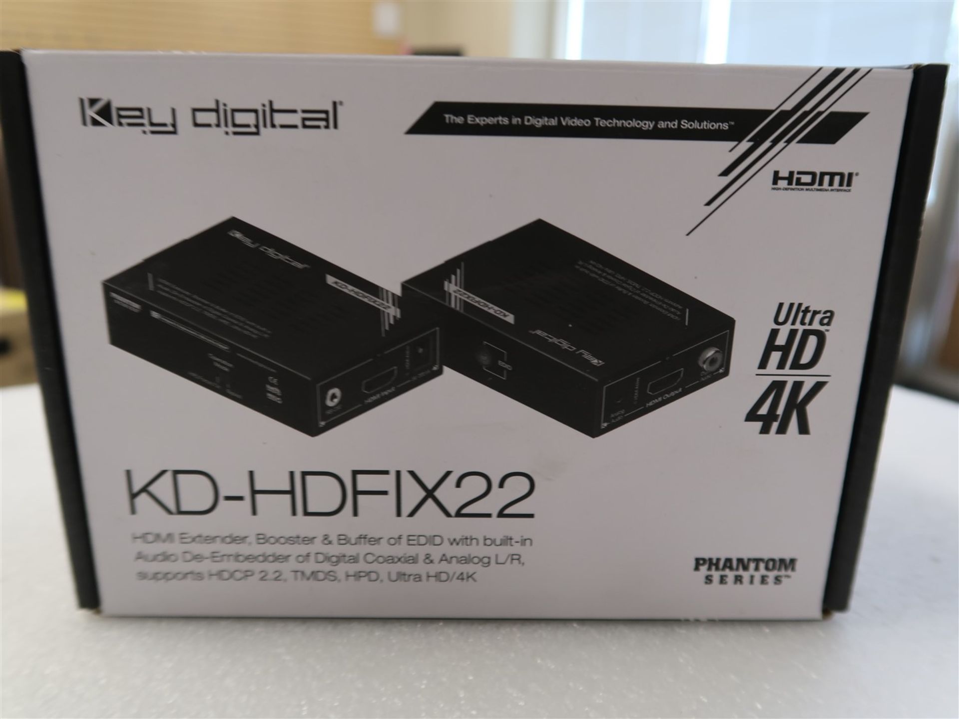 KEY DIGITAL KD-HDF1X22 HDMI EXTENDER, (BNIB) - Image 2 of 2