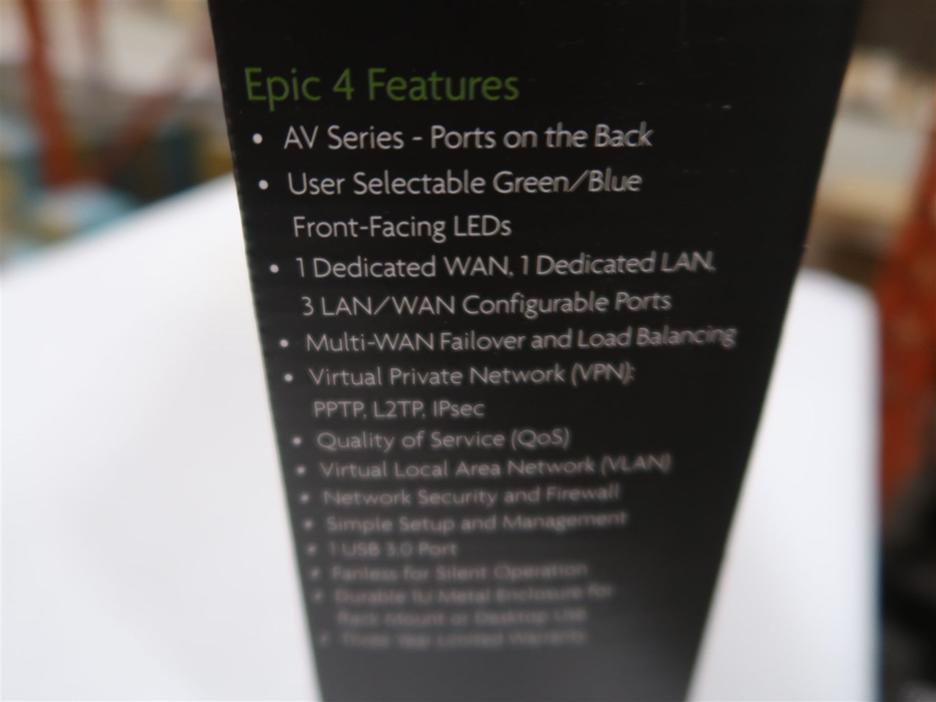 LUXUL EPIC 4 MULTI-WAN GIGABIT ROUTER ABR 4500, (BNIB) MSRP $375 - Image 3 of 3