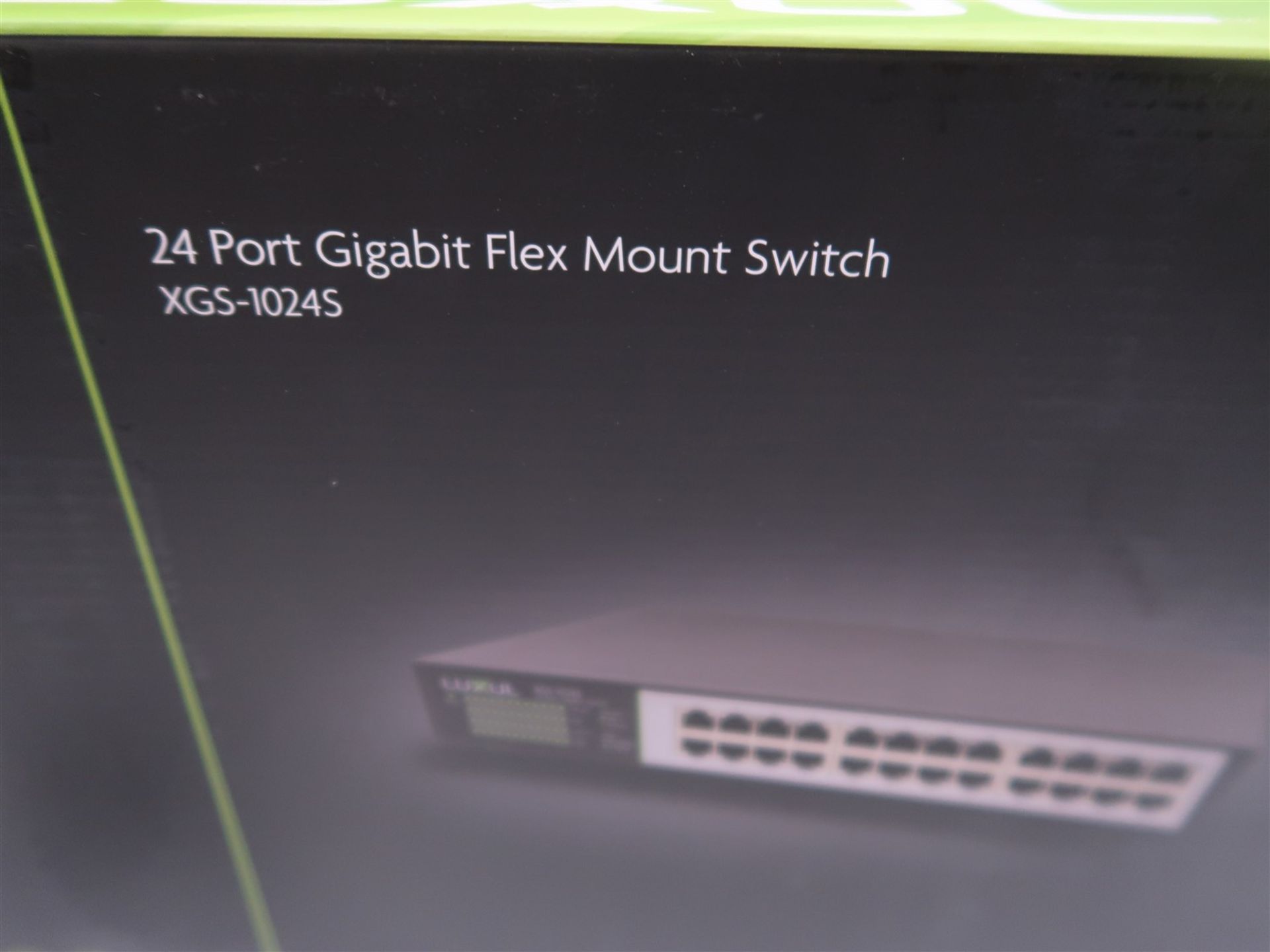 LUXUL 24 PORT GIGABIT FLEX MOUNT SWITCH XGS-10245, (BNIB) MSRP $300 - Image 2 of 3