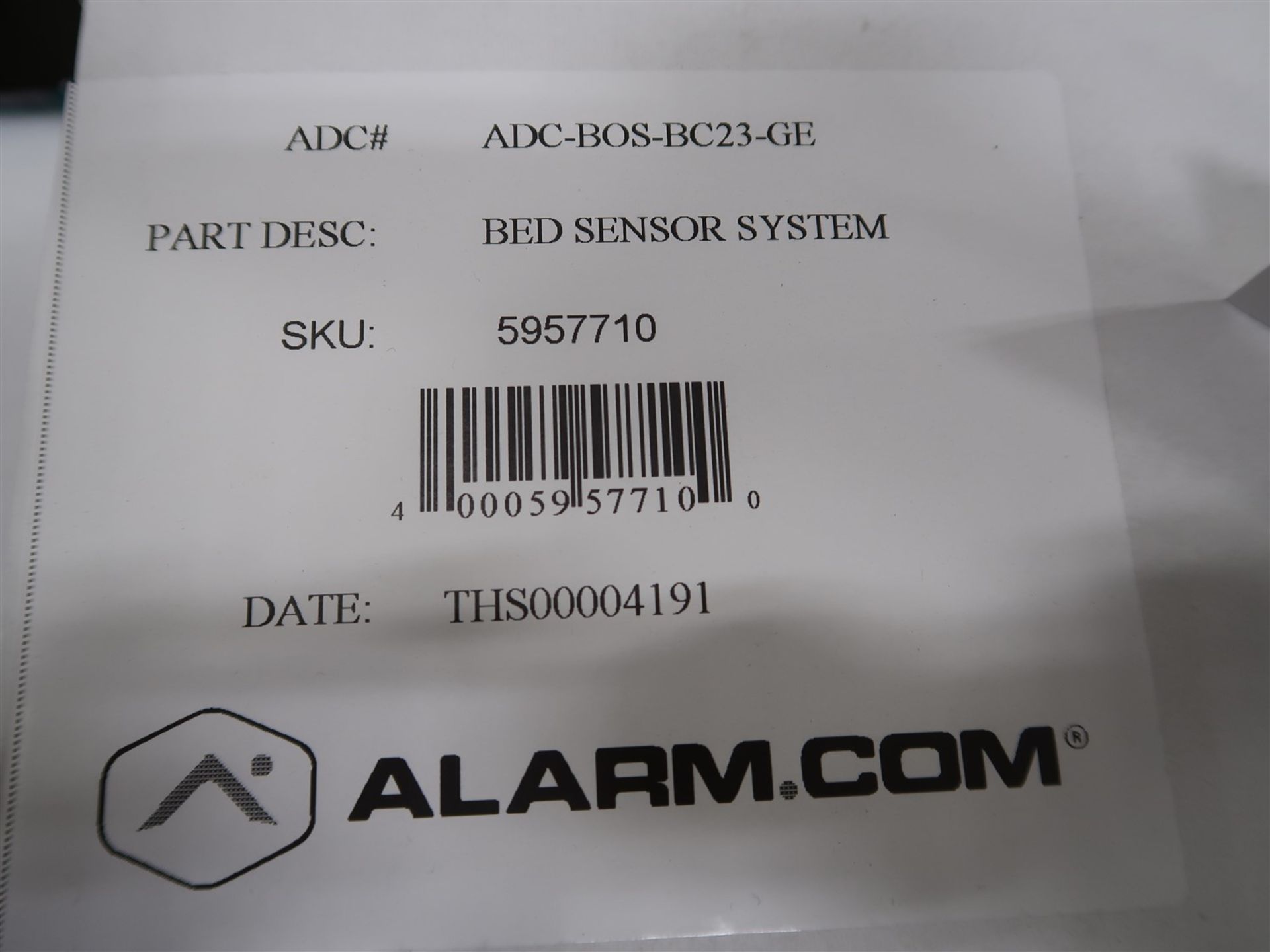 ALARM.COM ADAPTIVE BED SENSOR SYSTEM PART #ADC-BOS-BC23-GE (BNIB) - Image 2 of 2