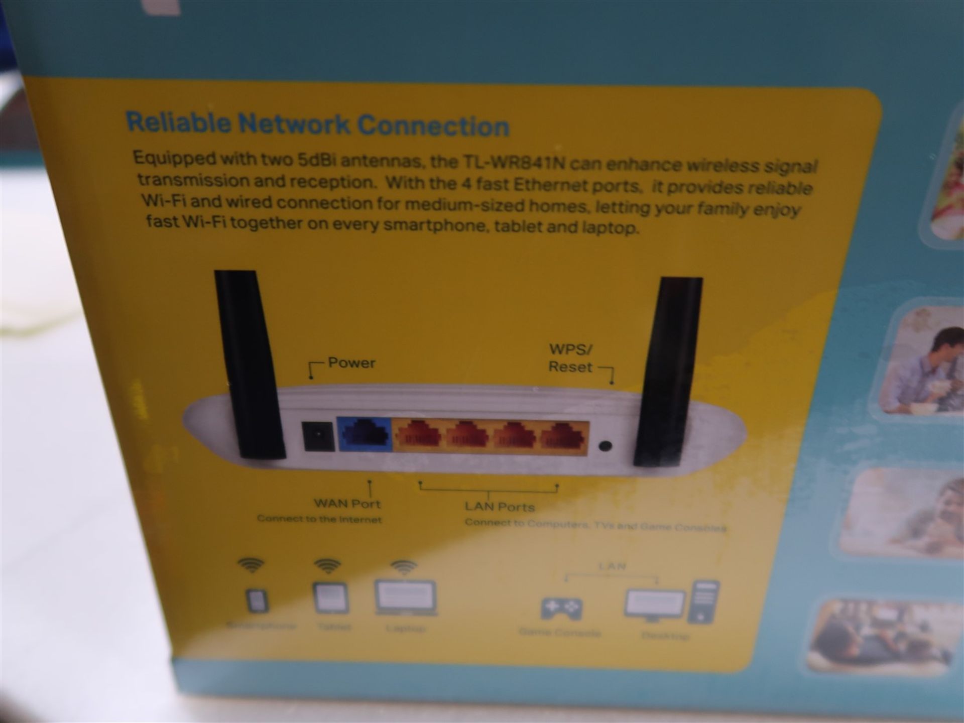 TP-LINK 300 MBPS WIRELESS N ROUTER TL-WR841N, (BNIB) - Image 2 of 2