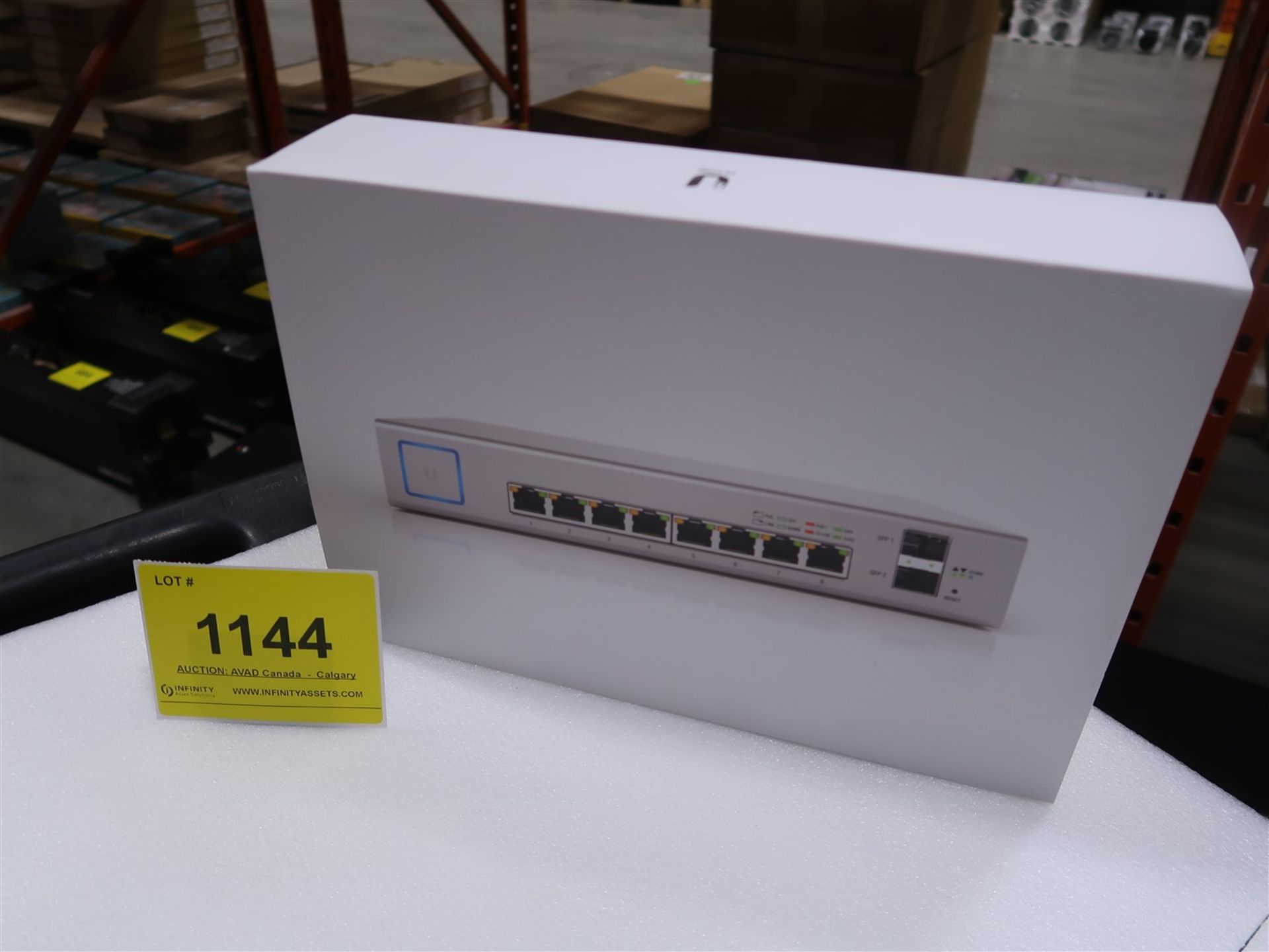 UNIFI MANAGED POE AND GIGABIT SWITCH W/SFP US-8-150W, (BNIB) MSRP $300