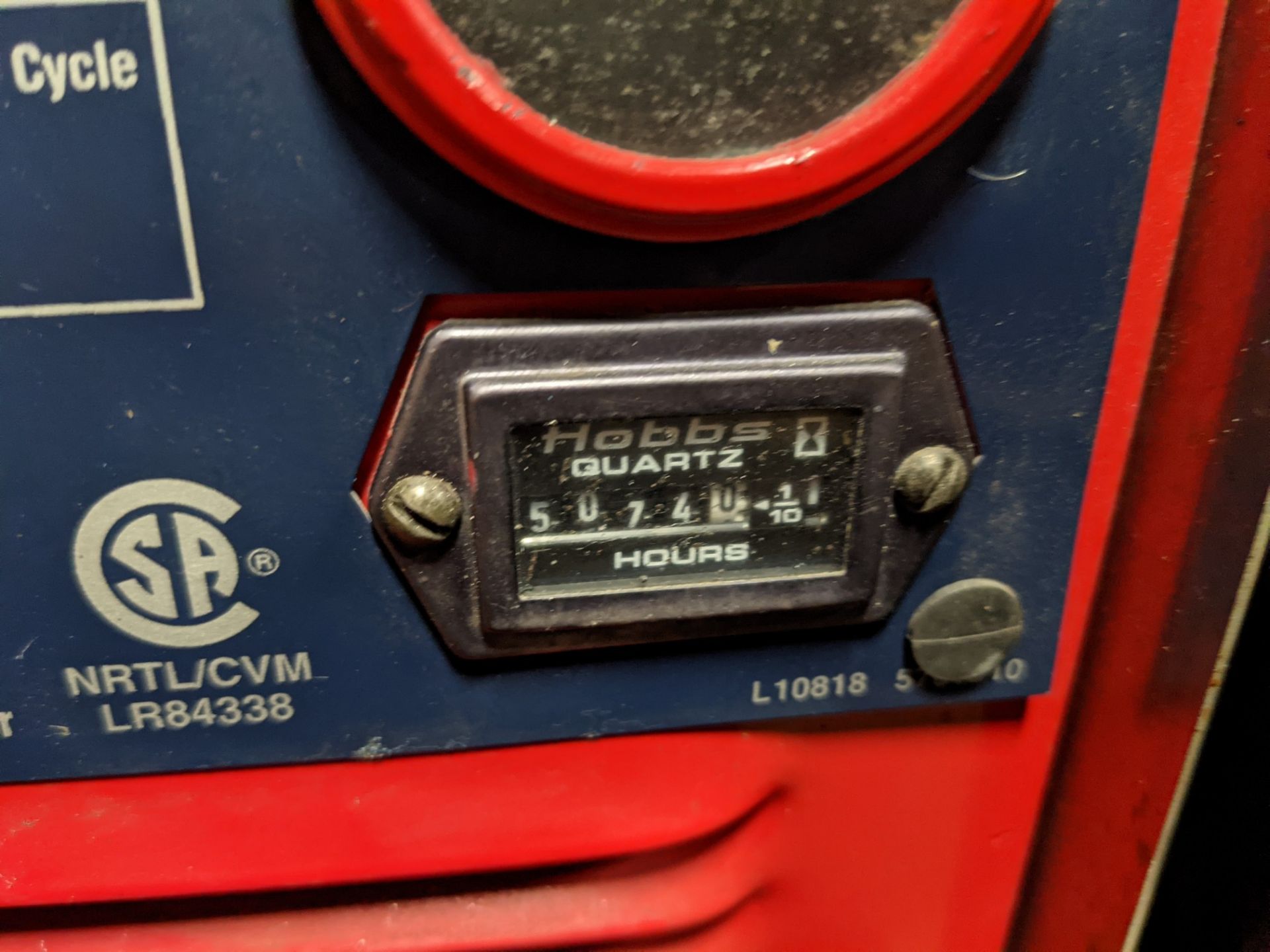 RED-D-ARC GX271 CHOPPER PORTABLE PROPANE POWERED WELDER, S/N 10579 U1980504173, APPROX. 5074HRS W/ - Image 6 of 12