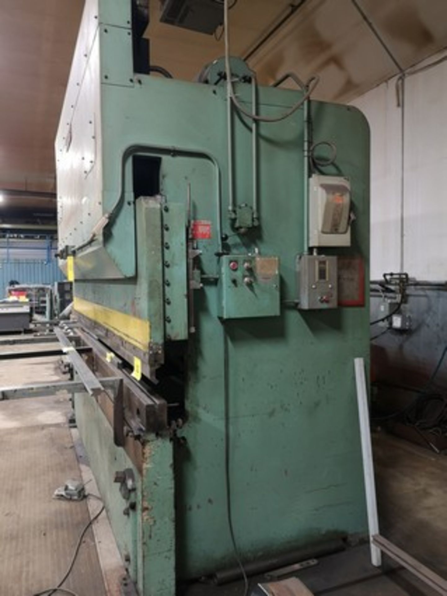 ALLSTEEL 160-12 HYDRAULIC PRESS BRAKE, 160 TON X 12’ CAP., S/N 1628 (NO DIES) - Image 10 of 11