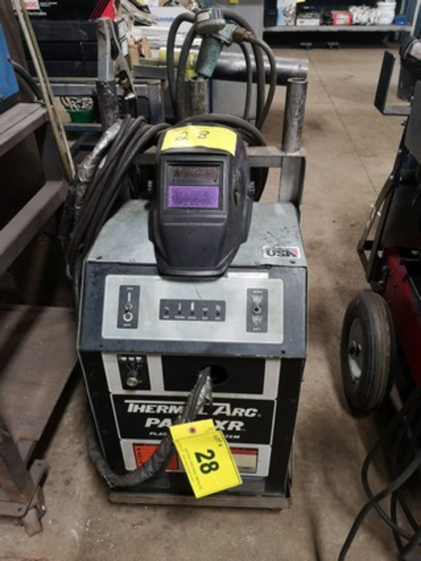 THERMAL ARC PAK 5XR PLASMA CUTTER, S/N R01016A183201B W/ MASK - Image 3 of 4