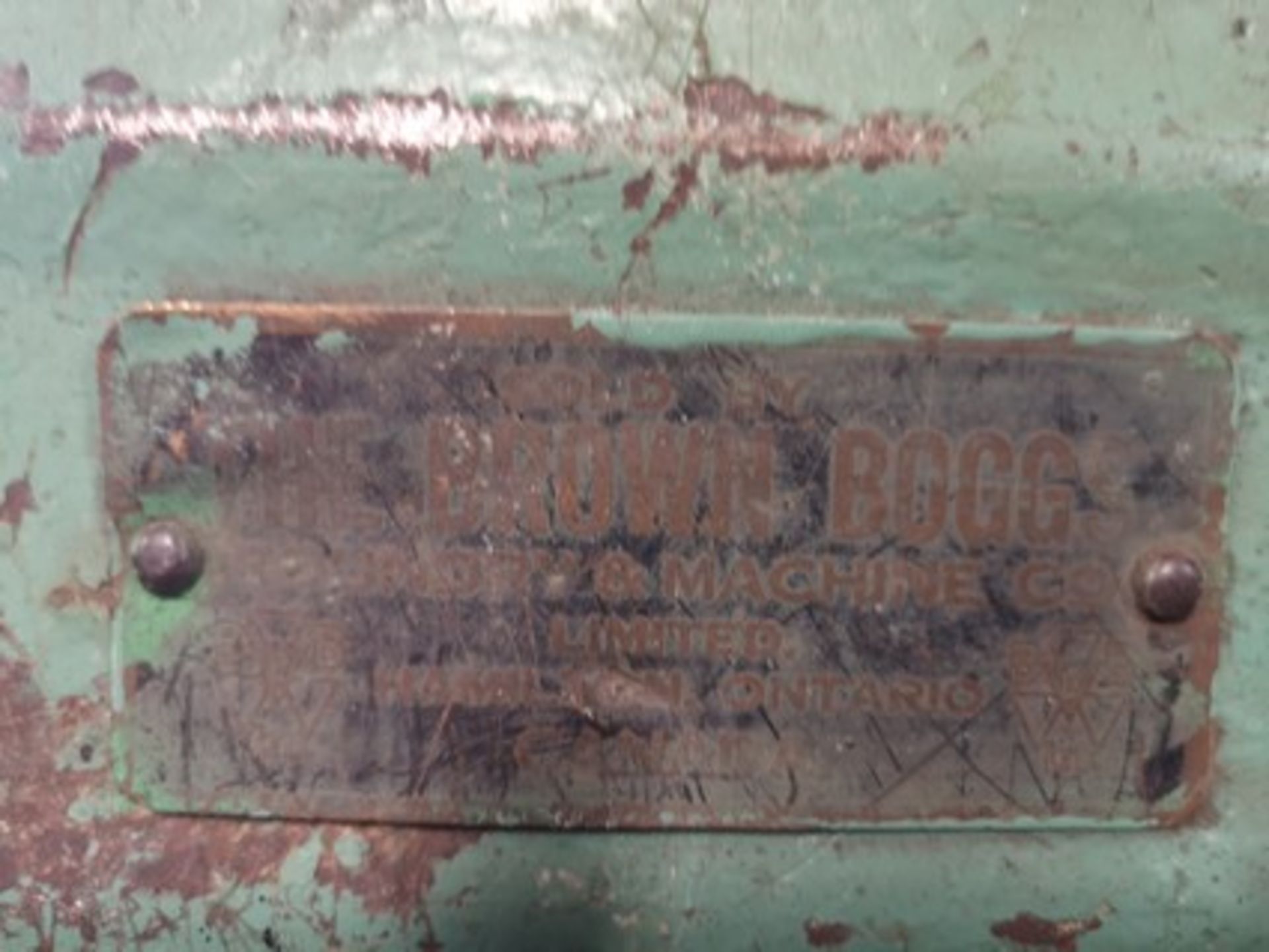 BROWN BOGGS 5' MANUAL BRAKE - Image 7 of 7