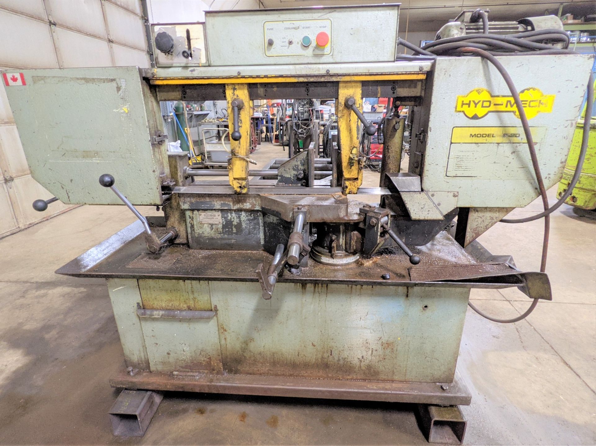 HYD-MECH S-20 HORIZONTAL BANDSAW, S/N 20488007 - Image 2 of 8