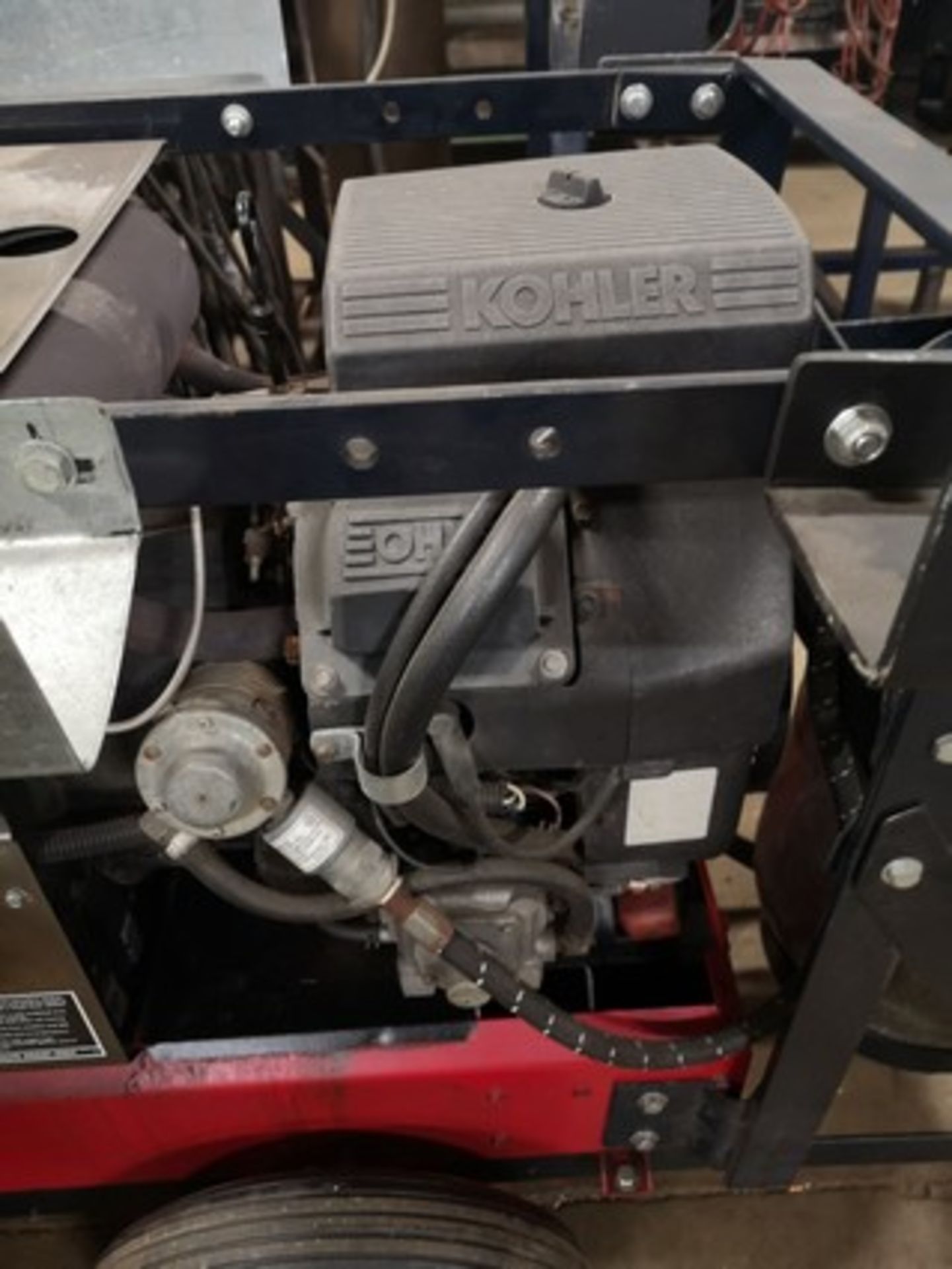 RED-D-ARC GX271 CHOPPER PORTABLE PROPANE POWERED WELDER, S/N 10579 U1980504173, APPROX. 5074HRS W/ - Image 10 of 12