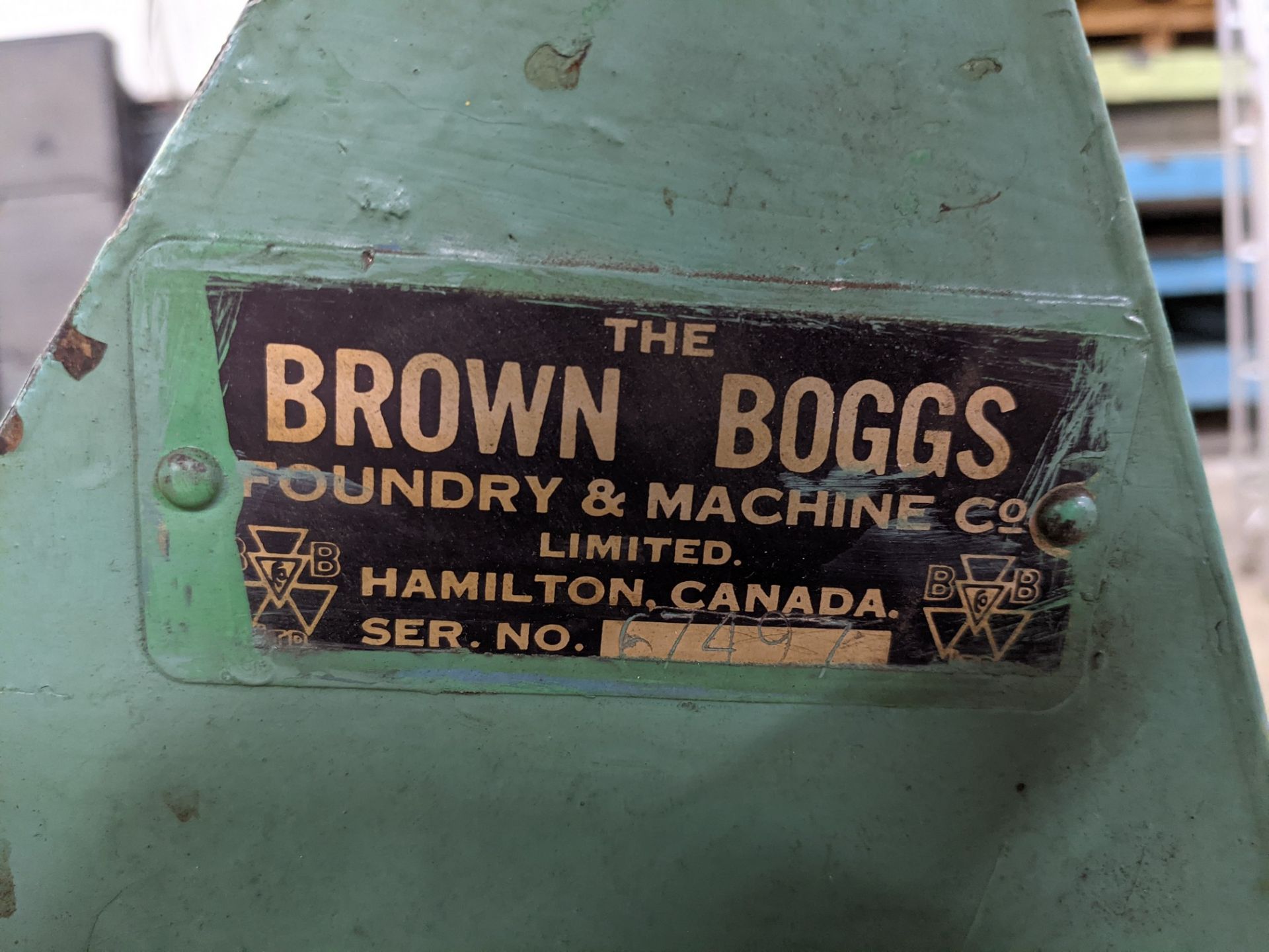 BROWN BOGGS 48” MANUAL BOX & PAN BRAKE, S/N 67497 - Image 5 of 8