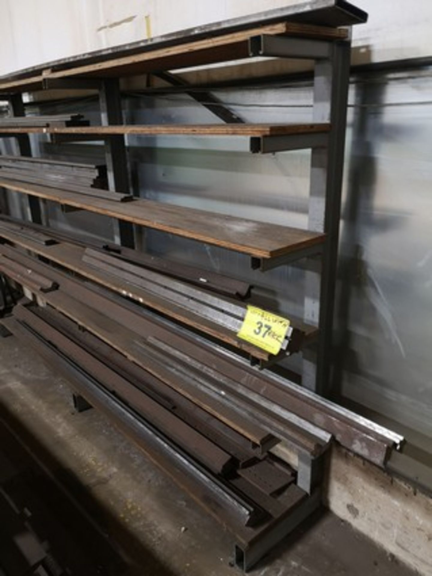 LOT OF ASST. PRESS BRAKE DIES W/ RACK