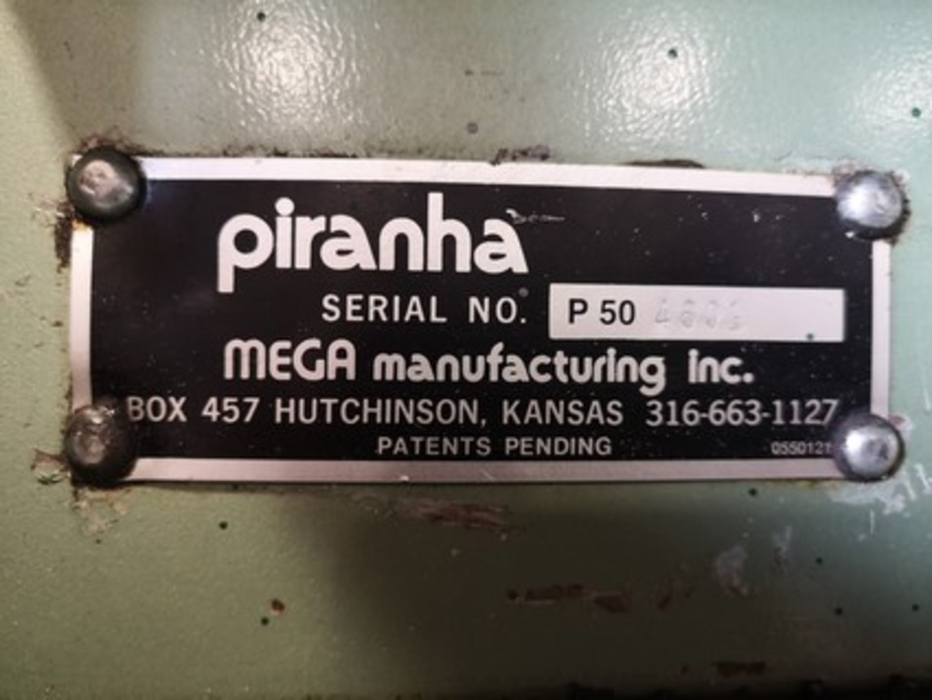 PIRANHA P50 IRONWORKER, 50 TON CAP., S/N P504601 W/ DIES - Image 16 of 18