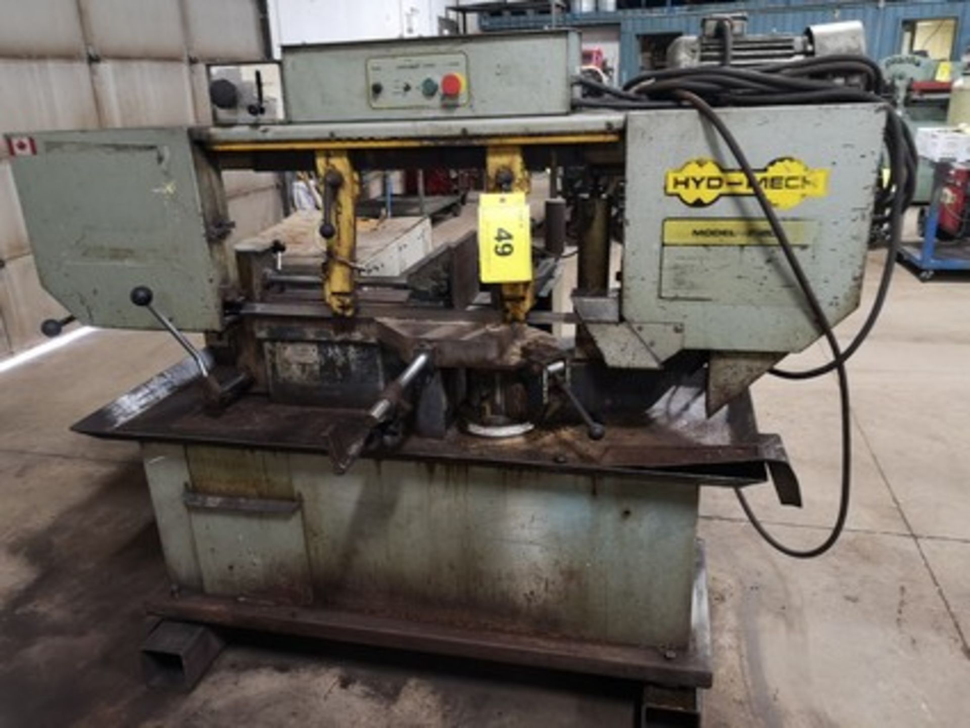 HYD-MECH S-20 HORIZONTAL BANDSAW, S/N 20488007 - Image 6 of 8