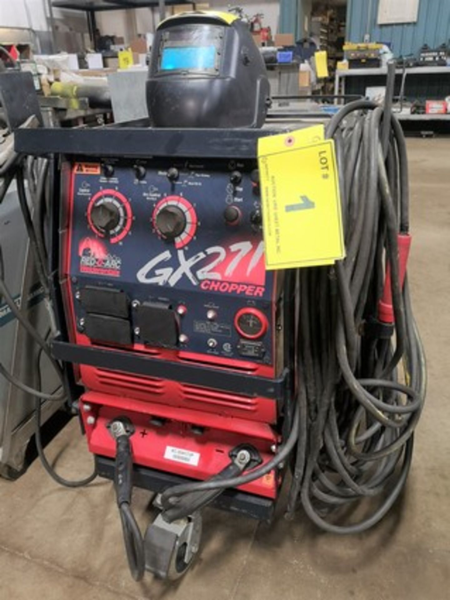 RED-D-ARC GX271 CHOPPER PORTABLE PROPANE POWERED WELDER, S/N 10579 U1980504173, APPROX. 5074HRS W/ - Image 7 of 12