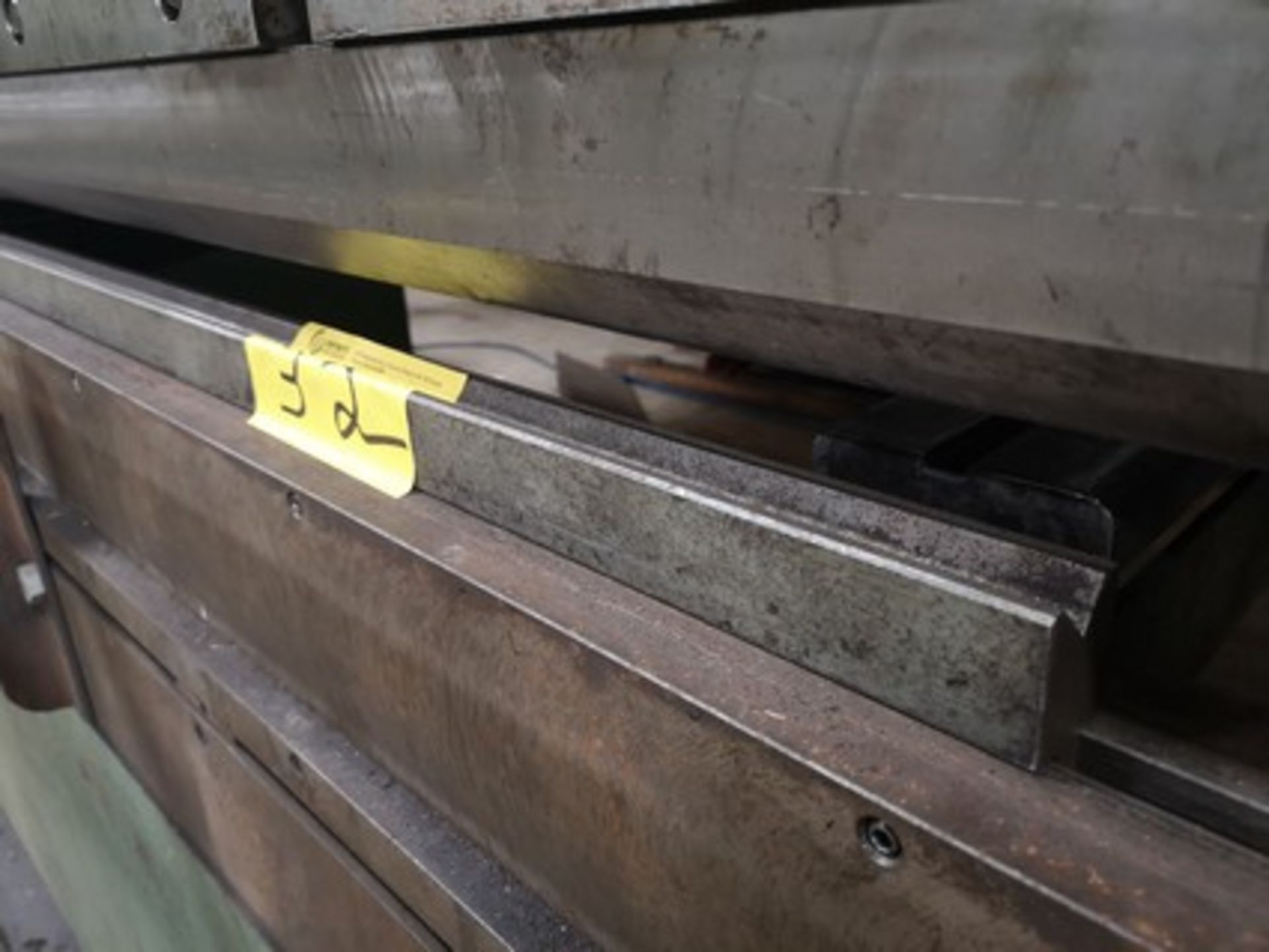 LOT OF (3) PRESS BRAKE DIES (10', 6' AND (1) TOP 11-1/2') (MOUNTED ON MACHINE) - Image 3 of 3