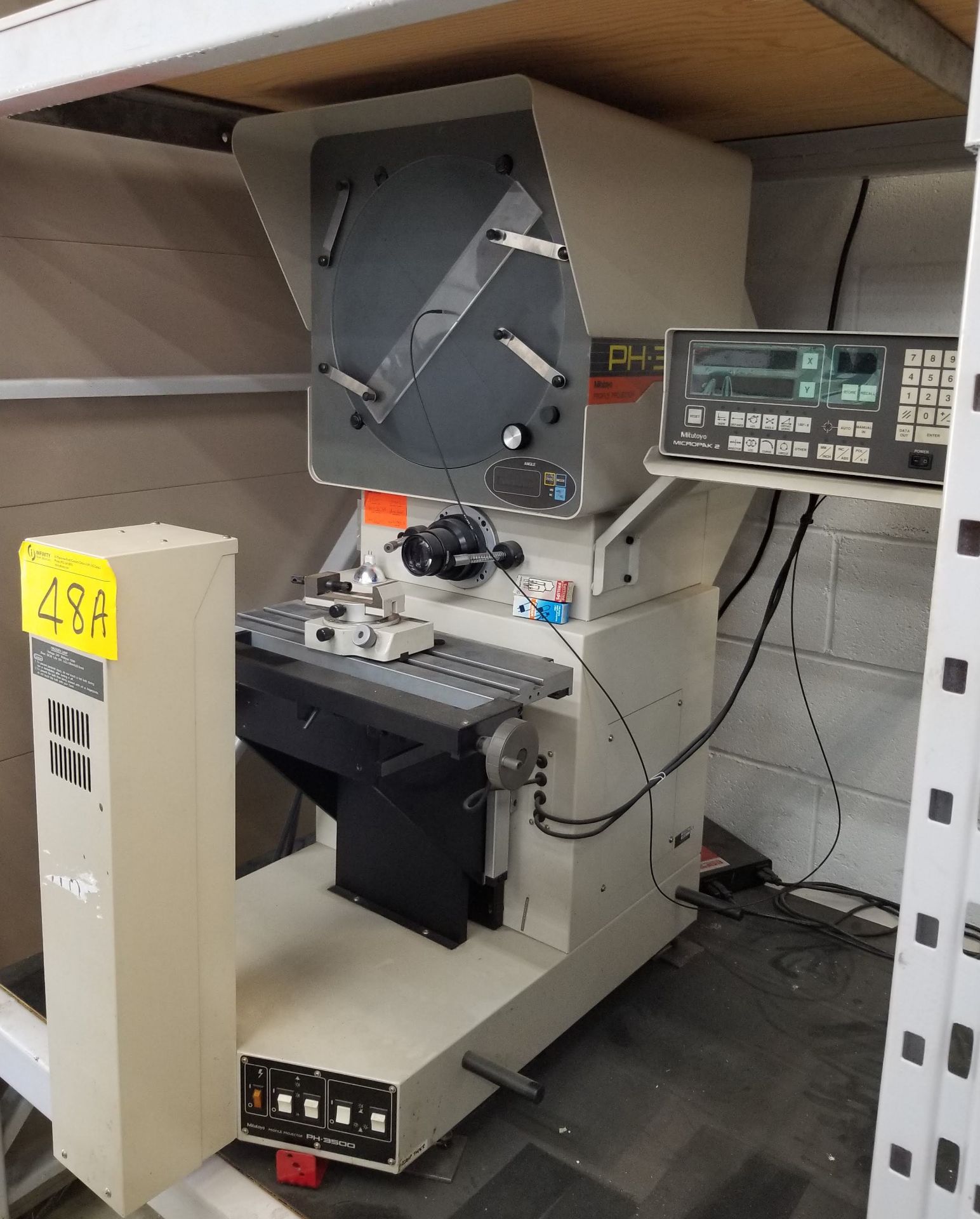 MITUTOYO PH-3500 OPTICAL COMPARATOR - Image 2 of 7