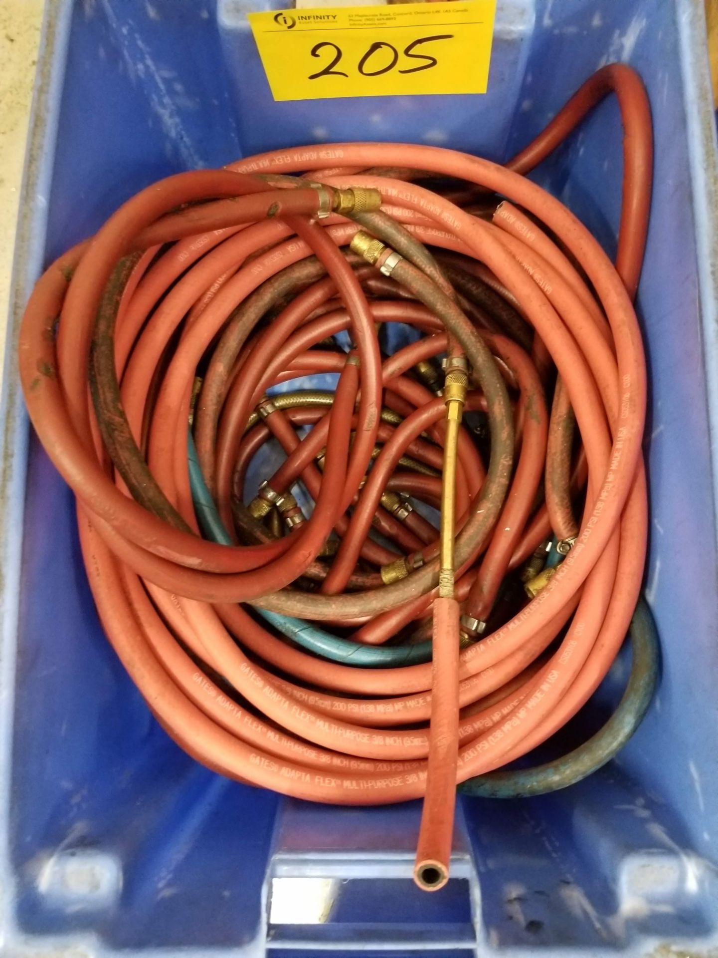 LOT - ASSORTED AIR/WATER HOSES - Image 2 of 5