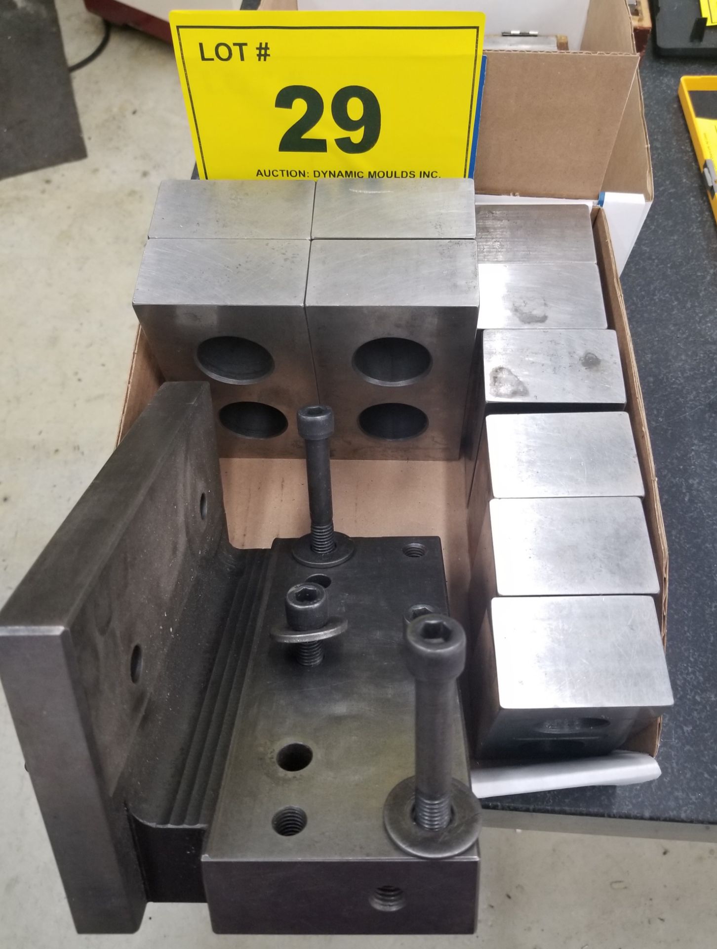 LOT - SET OF (4) HEAT TREATED BLOCKS AND SET OF 6