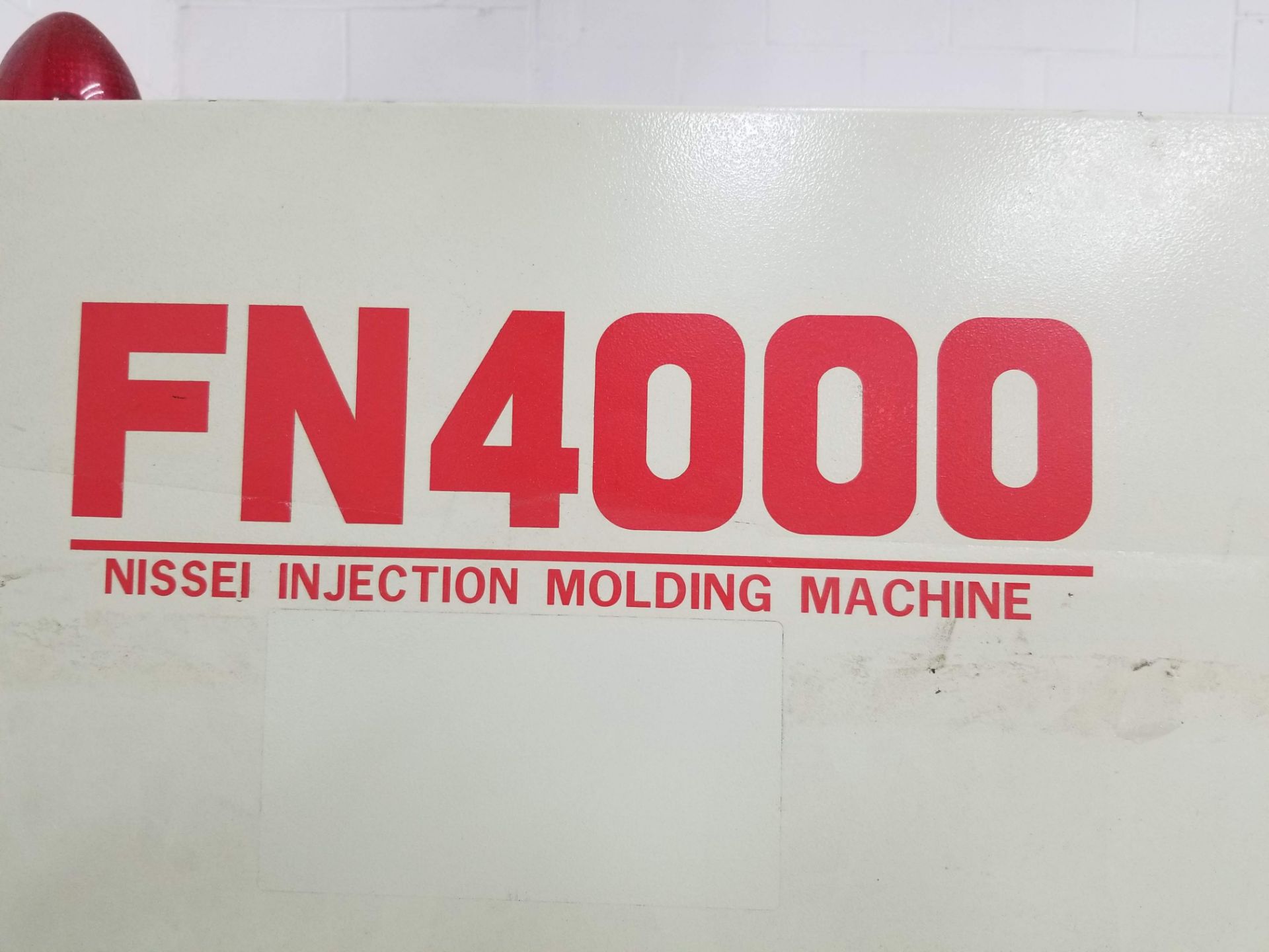 1999 NISSEI FN4000 HORIZONTAL INJECTION MOULDING MACHINE, 200 TON CAP. 160Z. SHOT SIZE 56MM. SCREW - Image 5 of 17