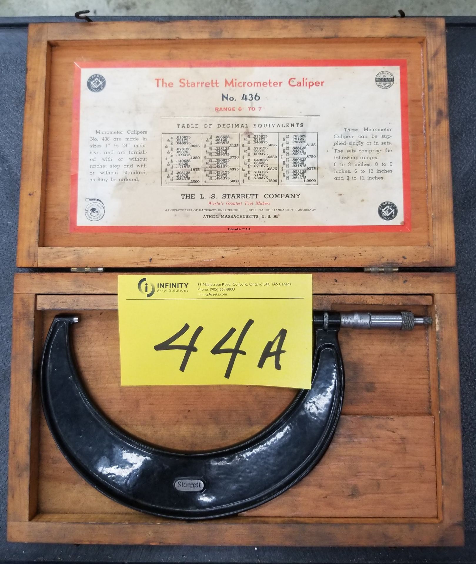 6"- 7" MICROMETER