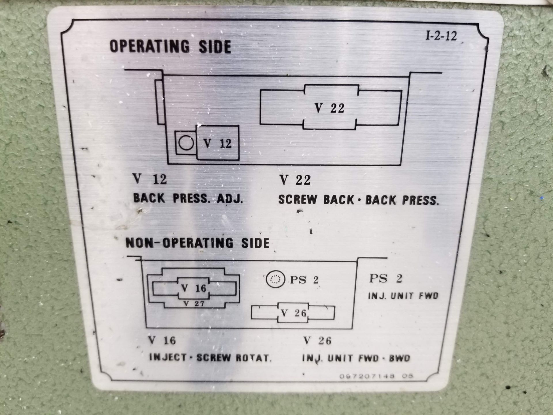 1999 NISSEI FN4000 HORIZONTAL INJECTION MOULDING MACHINE, 200 TON CAP. 160Z. SHOT SIZE 56MM. SCREW - Image 11 of 17