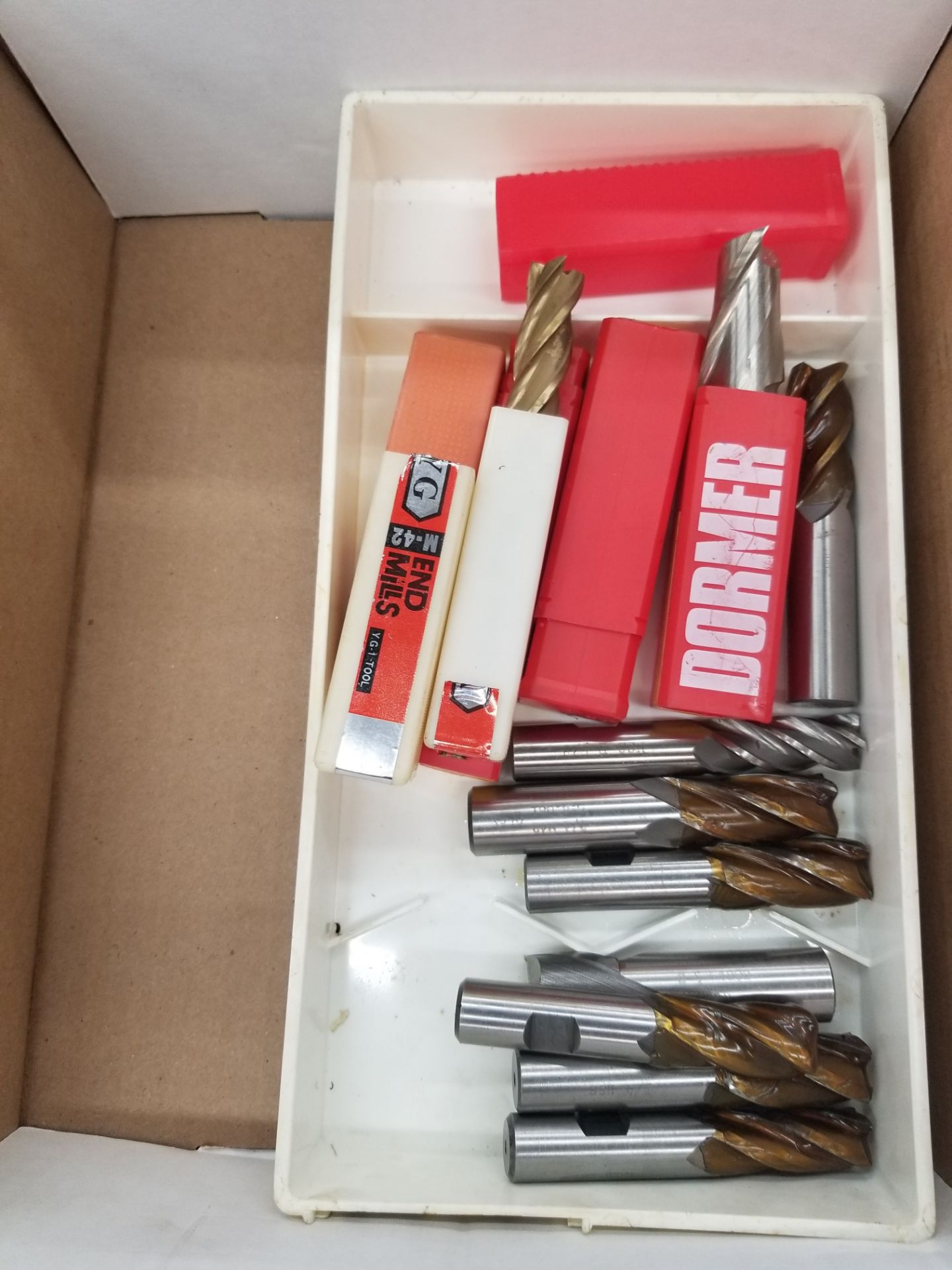 LOT - ASSORTED HIGH SPEED ENDMILLS (2 BOXES) - Image 2 of 3