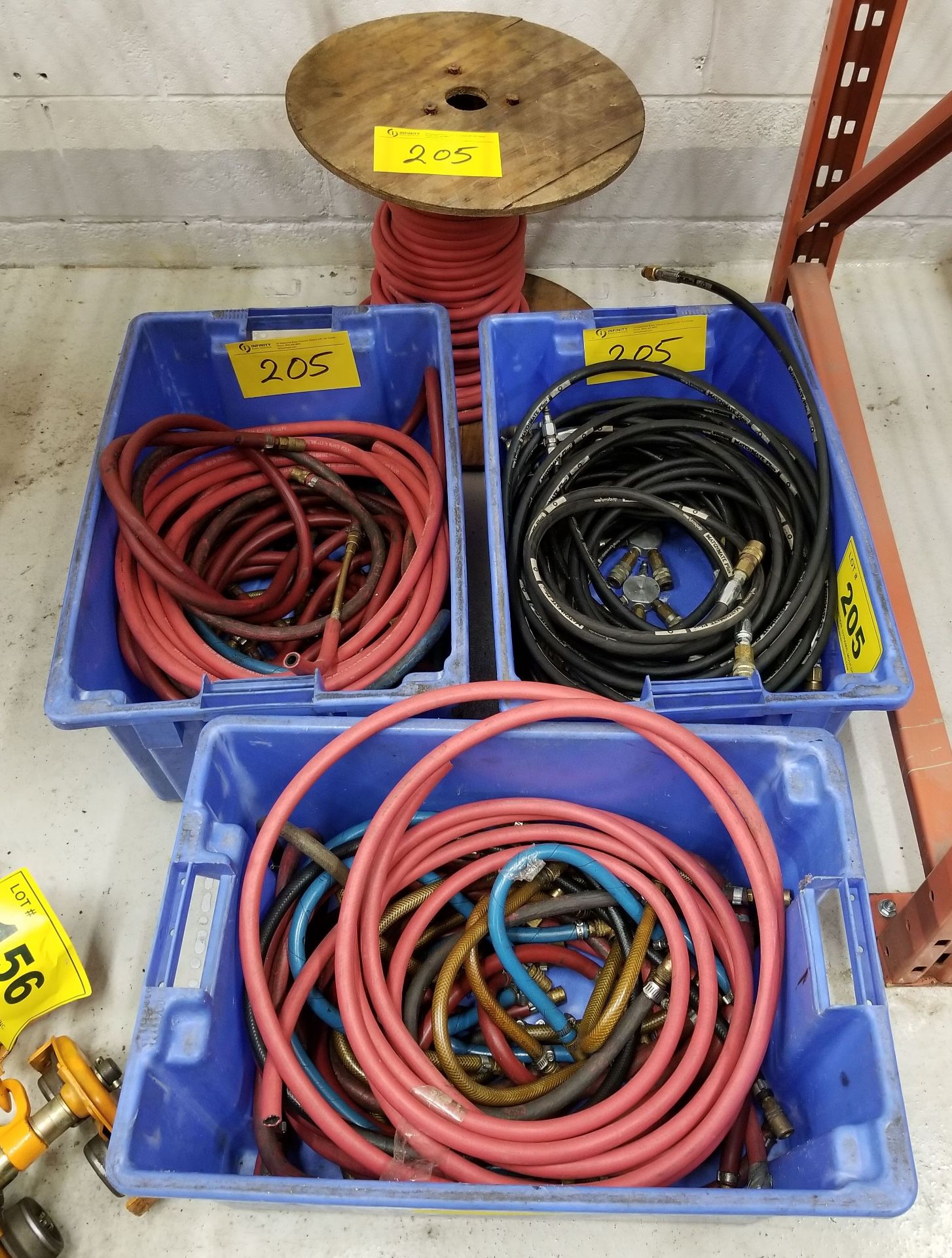 LOT - ASSORTED AIR/WATER HOSES