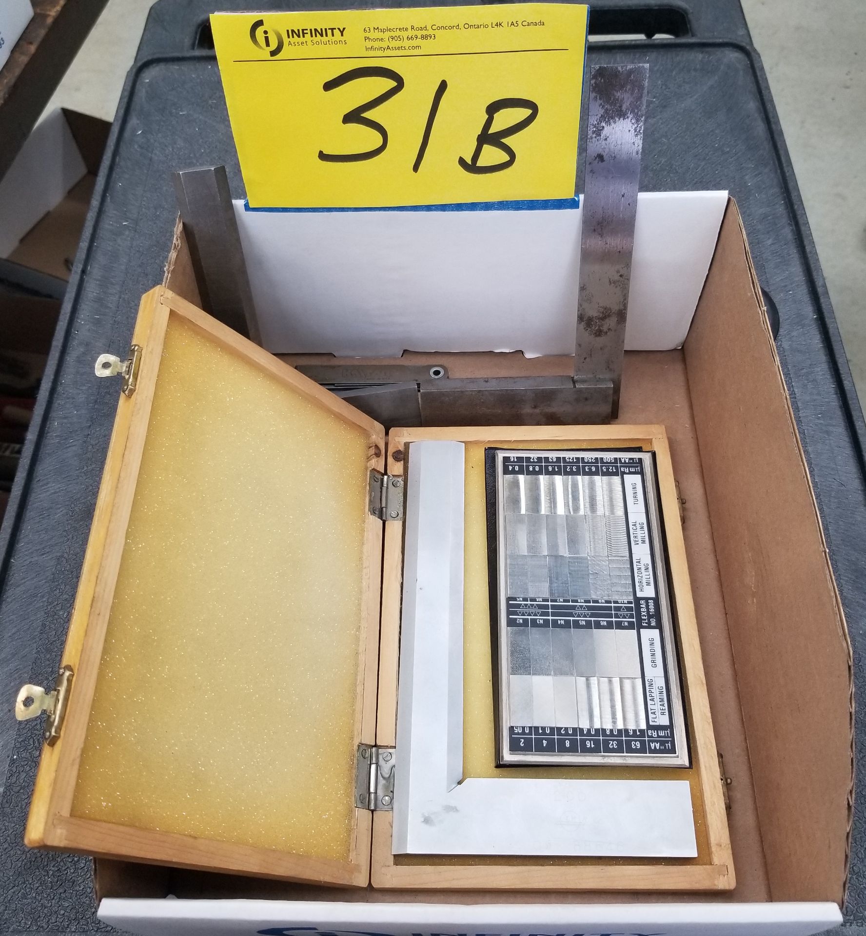 LOT - SURFACE ROUGHNESS GAUGE AND ANGLE PLATE