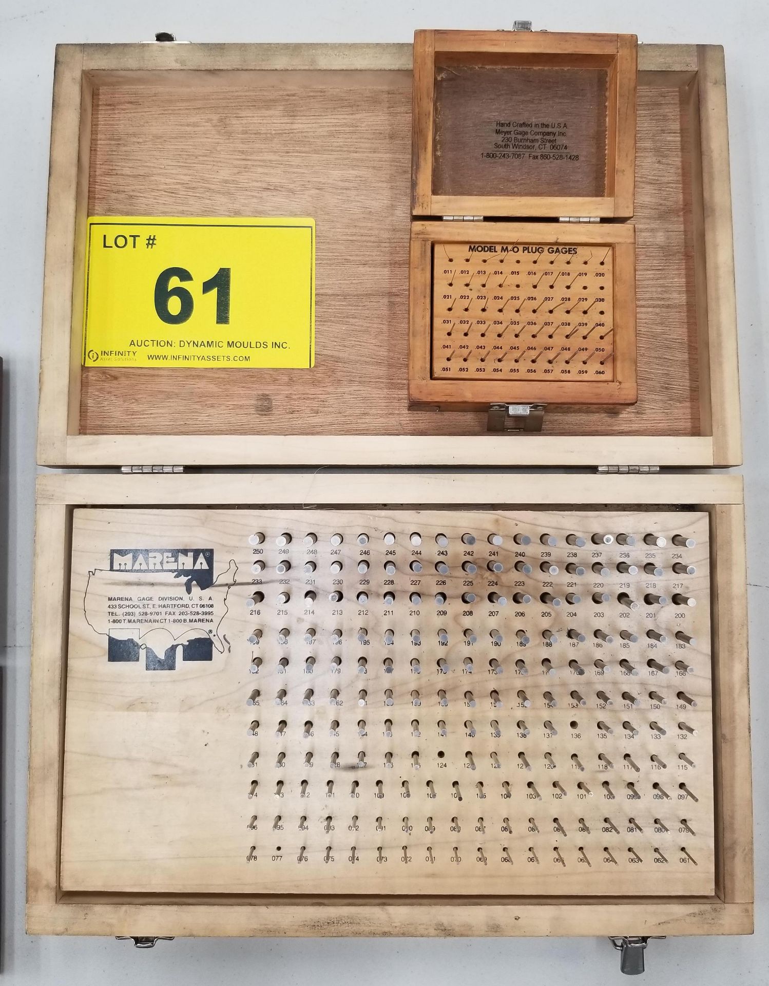 LOT - (2) PIN GAUGE SETS .011 - .250