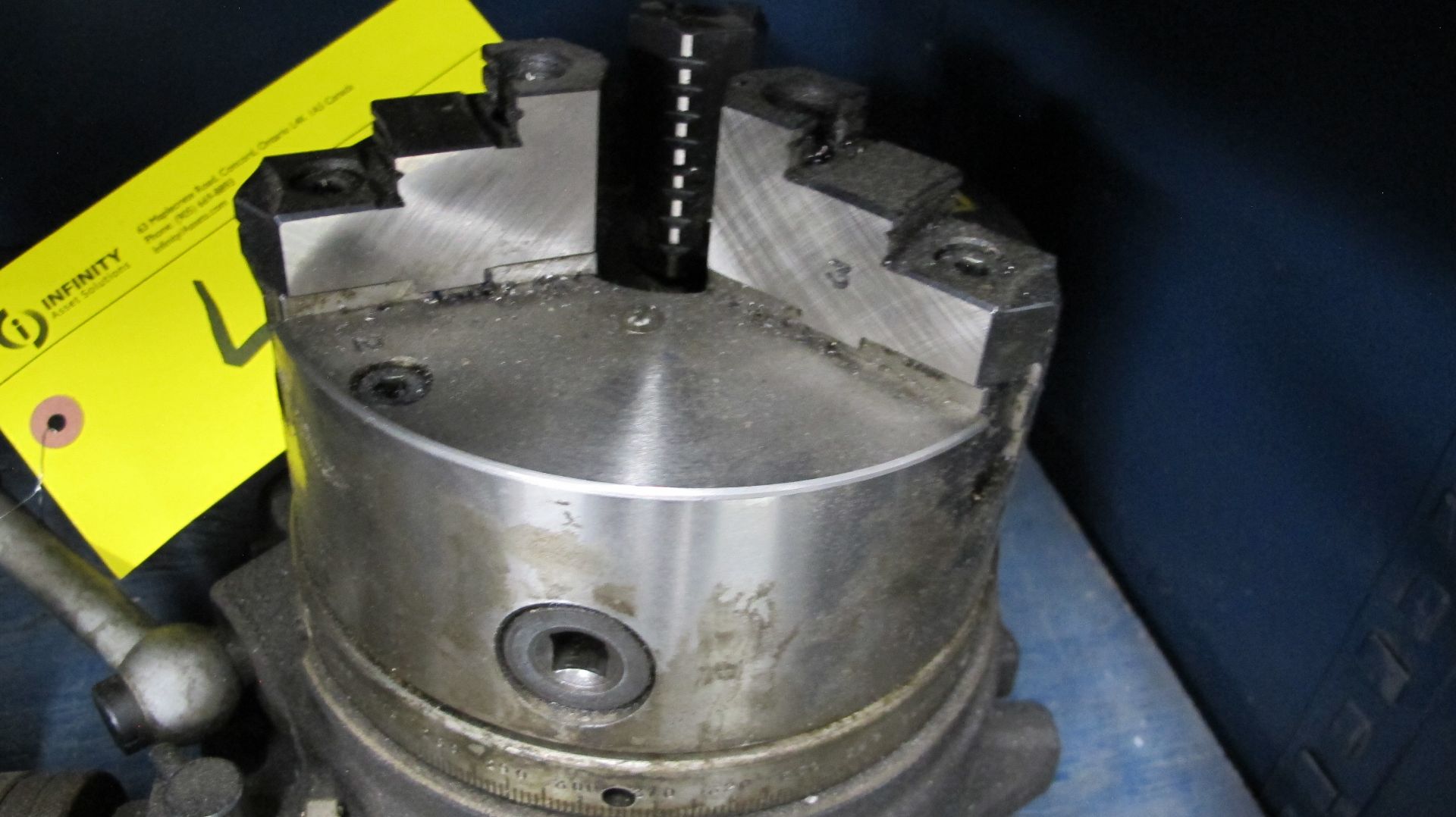 VERTEX MACHINERY WORKS PRECISION MACHINE TOOL W/ 6-1/2"DIA/ 3-JAW CHUCK AND TAILSTOCK (MACHINE - Image 3 of 4