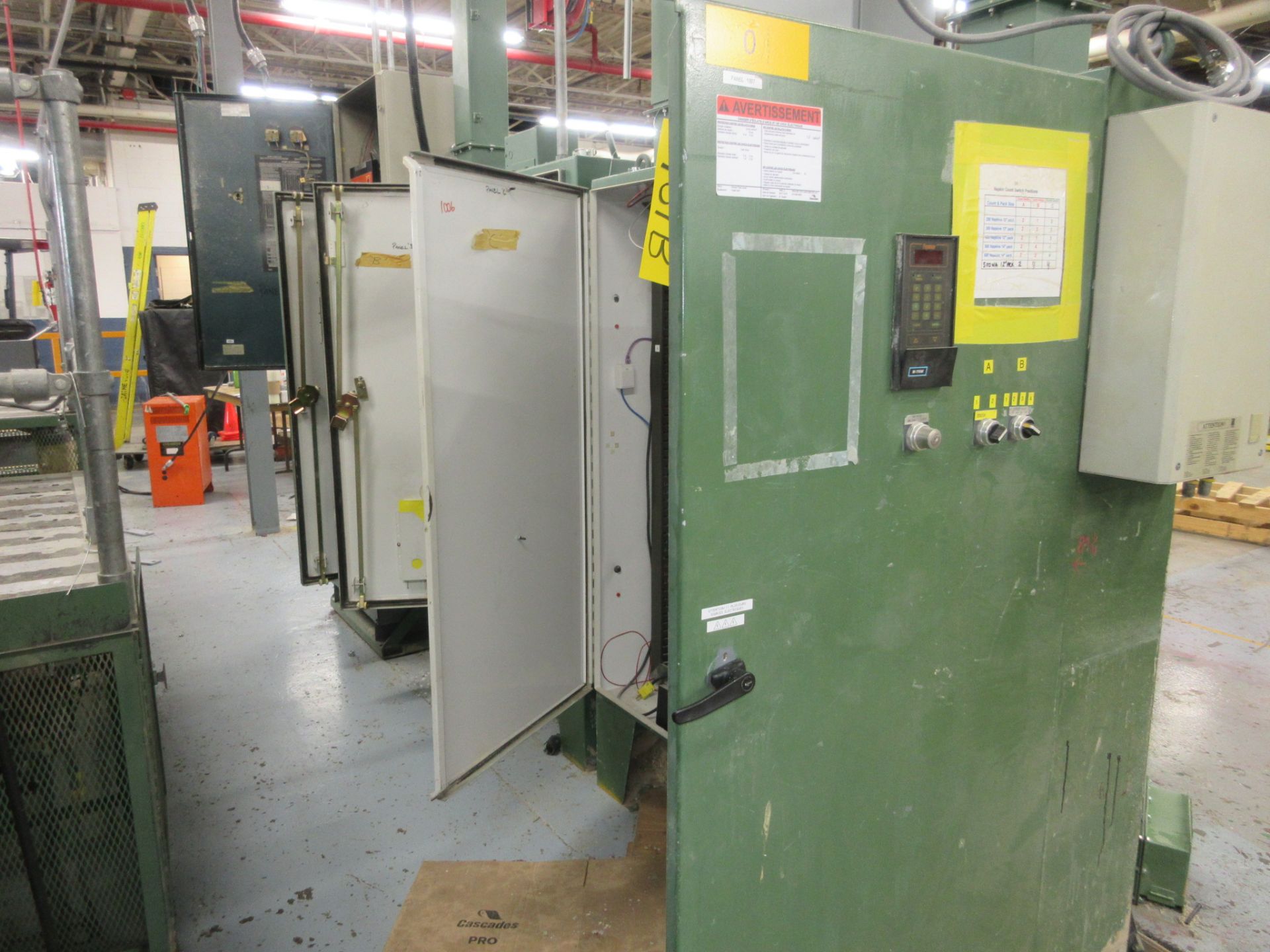 LOT OF (4) ELECTRICAL CABINETS FOR BRETTING FOLDER AND OLSON 42KVA TRANSFORMER, 480V TO 480/277V ( - Image 2 of 9