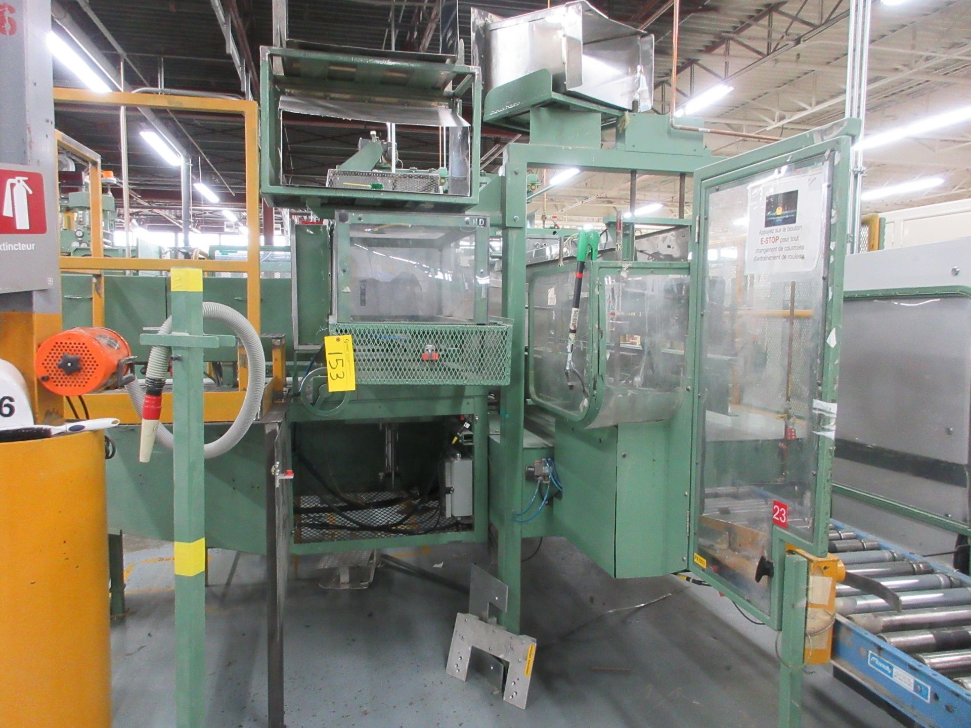 EDSON 1600 CASE PACKER, (1) INFEED LANE, AUTOMATIC MAGAZINE FEEDER, 5CS/MIN MAX CYCLE SPEED, SLC-501