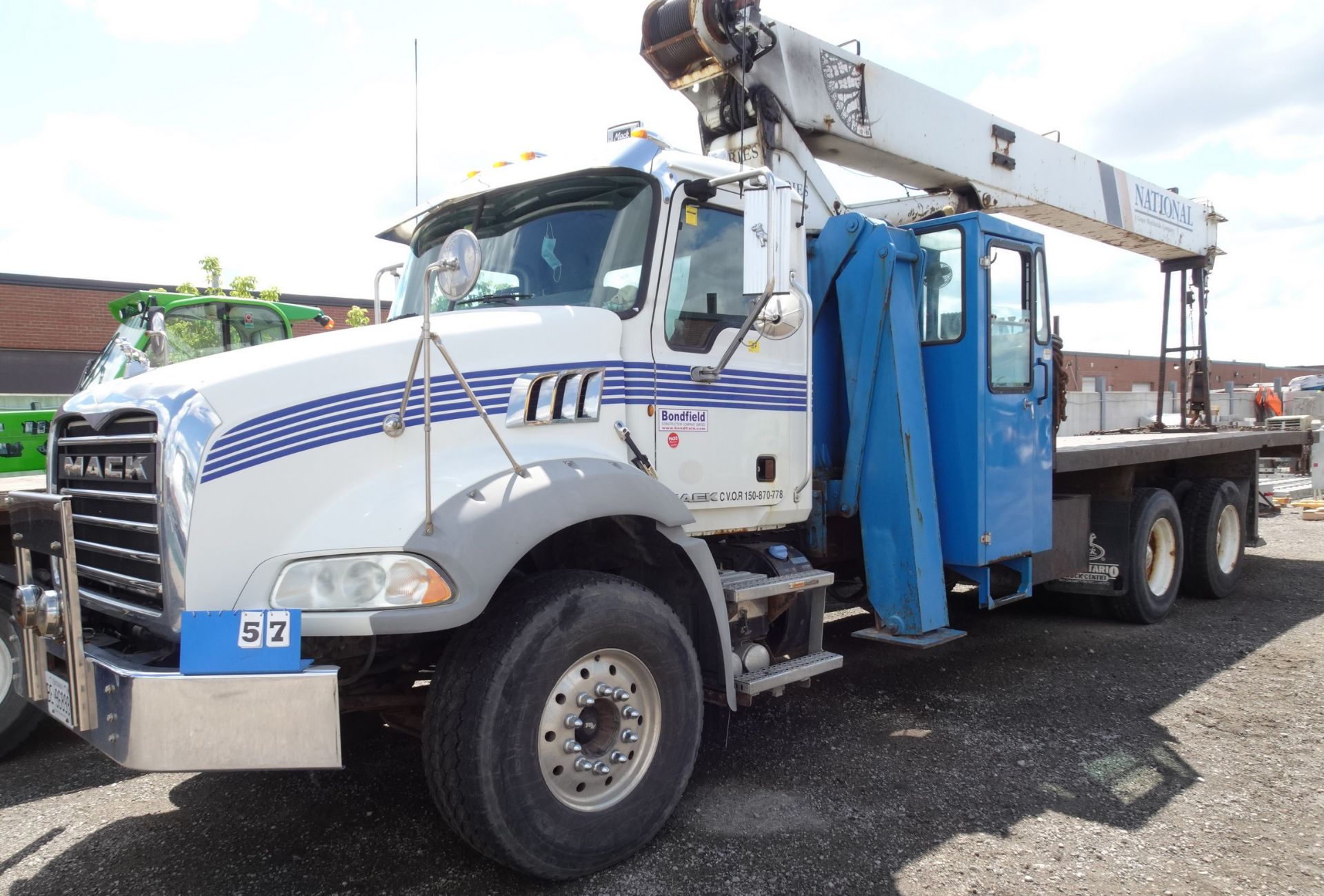 2012 MACK GU813 TANDEM AXLE PICKER TRUCK, METER READING 238,000KMS (UNVERIFIED), EATON FULLER 18