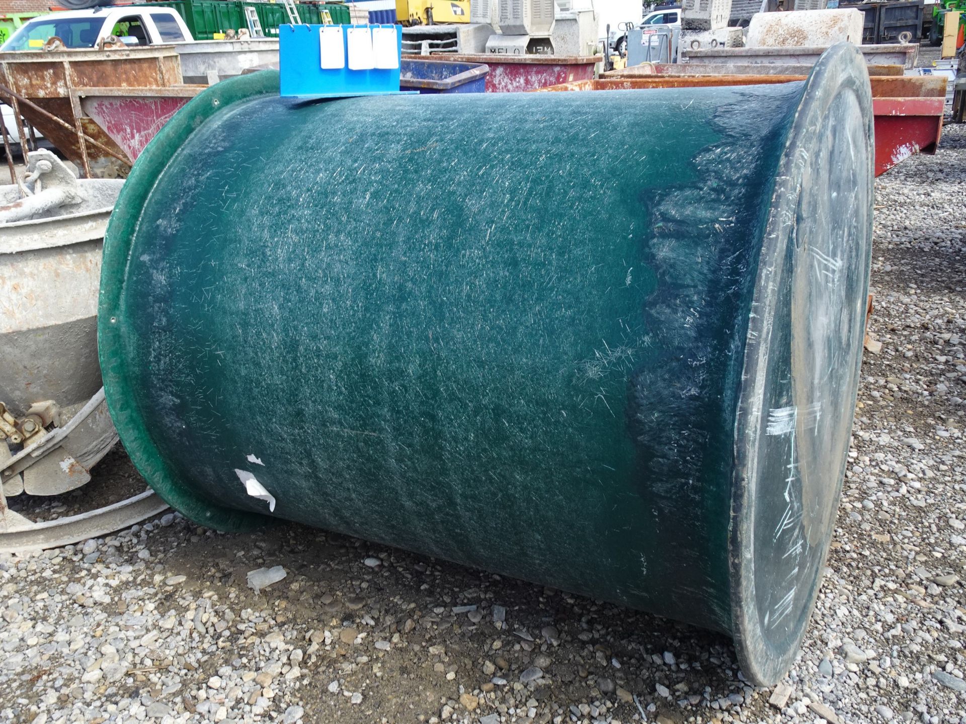 LOT OF (2) FIBERGLASS HOLDING TANKS, (1) 36" X 60" HIGH, (1) 48" X 60" HIGH - Image 7 of 7