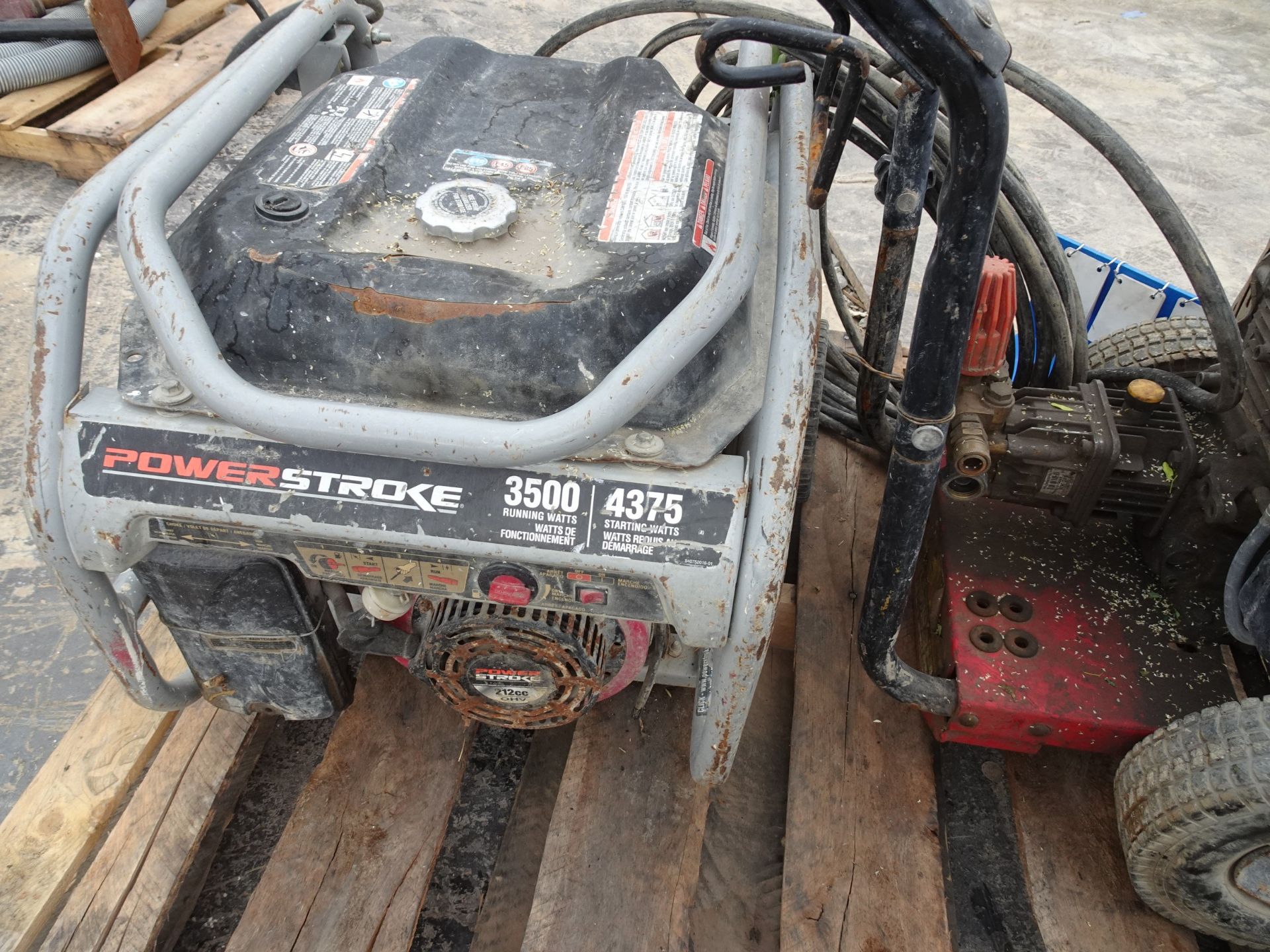 PALLET OF HONDA PRESSURE WASHER & POWERSTROKE 3500 GENSET (NOTE: CONDITIONS UNKNOWN) - Image 3 of 3