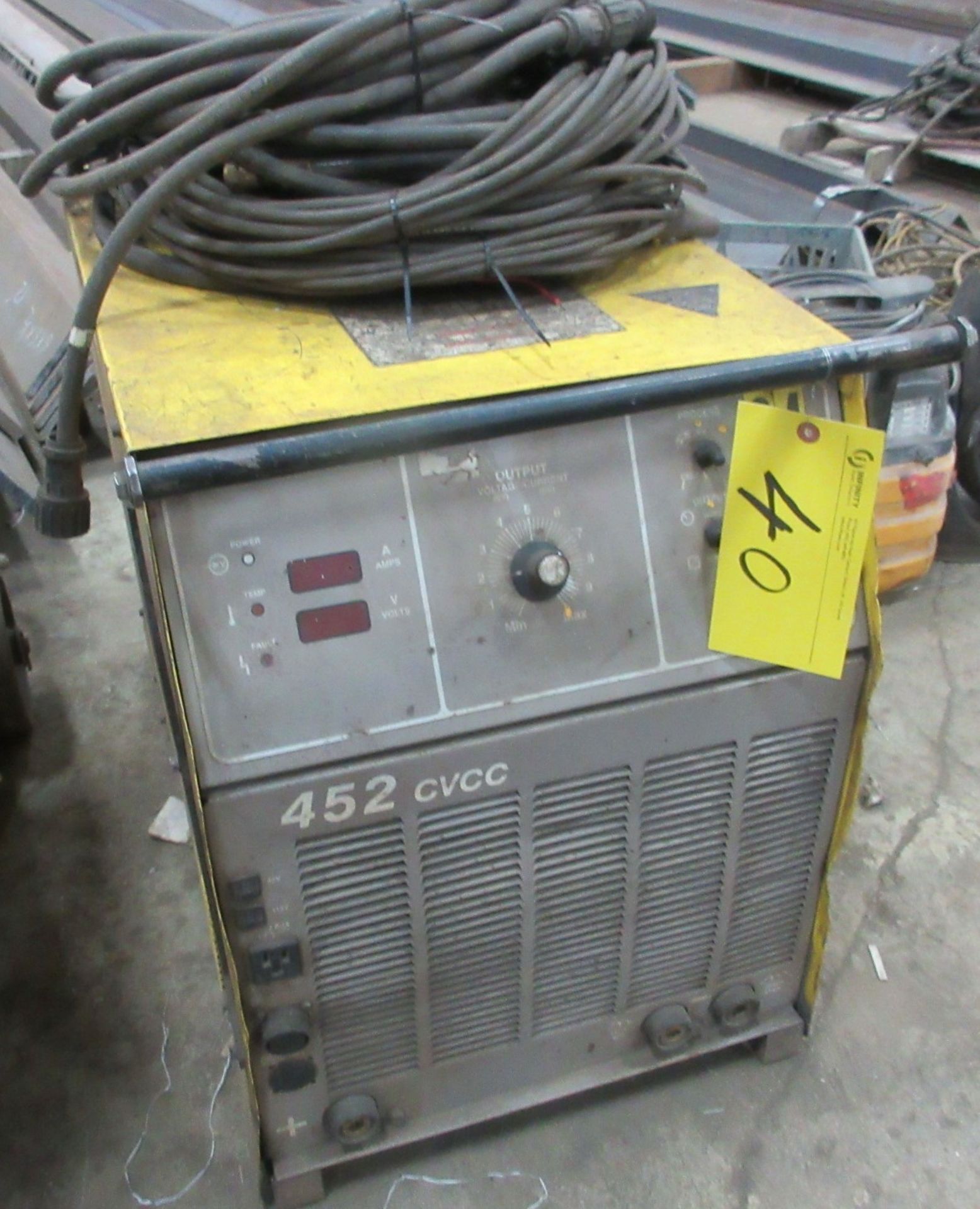 ESAB 452 CVCC WELDER W/ CABLES