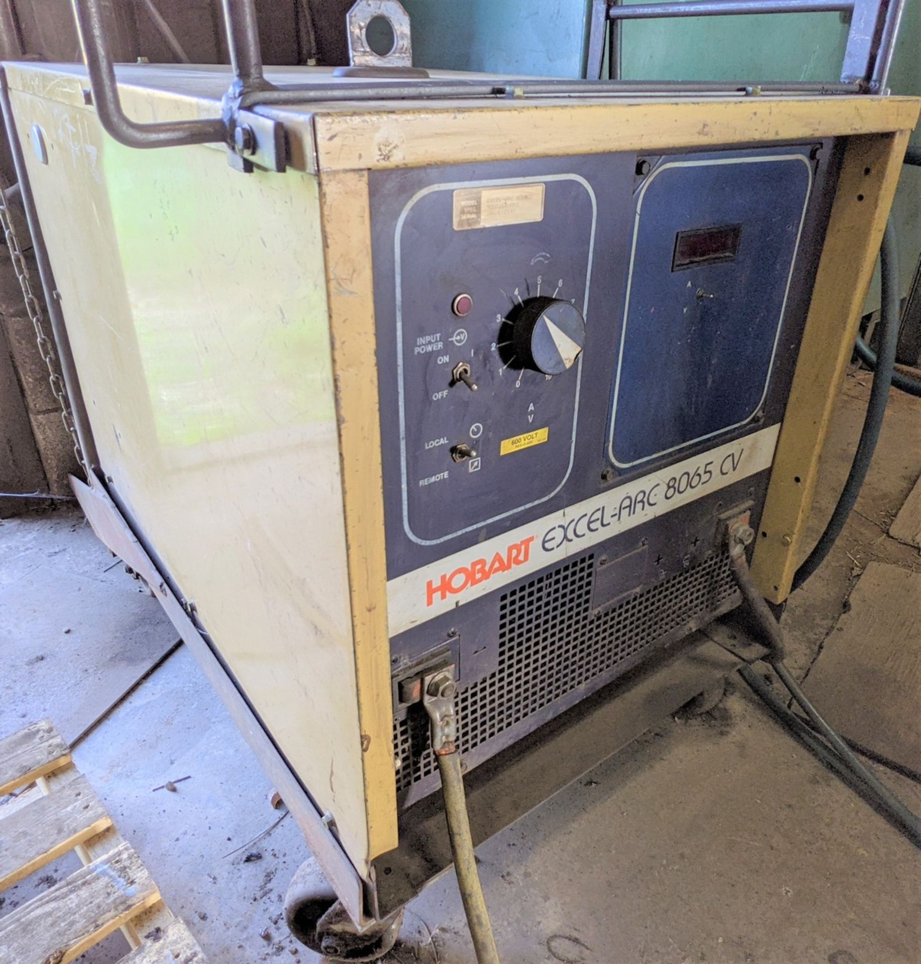 HOBART EXCEL-ARC 8065 CV WELDER W/ THERMAL ARC 2410 WIRE FEEDER (NO JIB) - Image 5 of 5