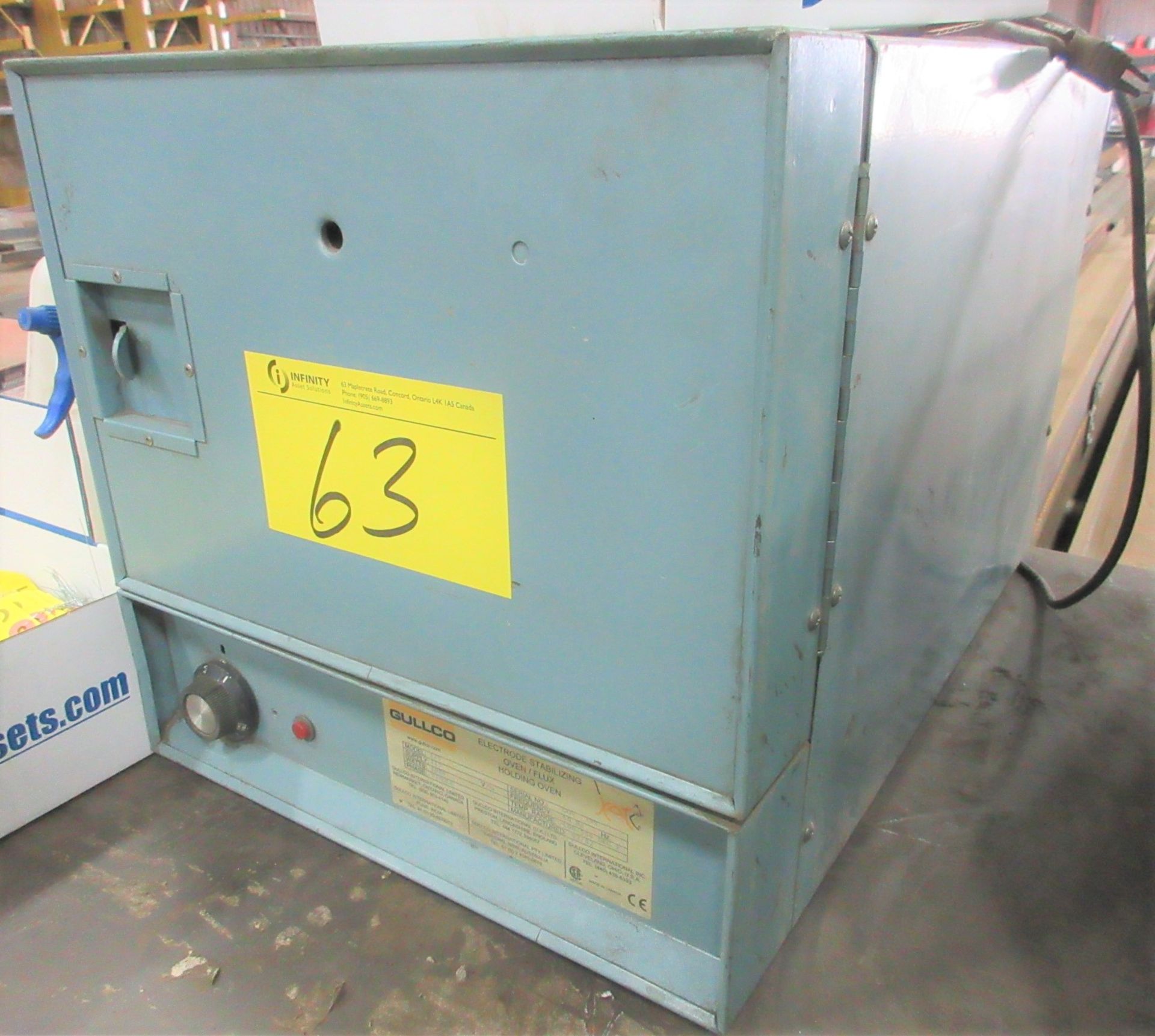 GULLCO MODEL 125 ELECTRODE STABLIZING OVEN