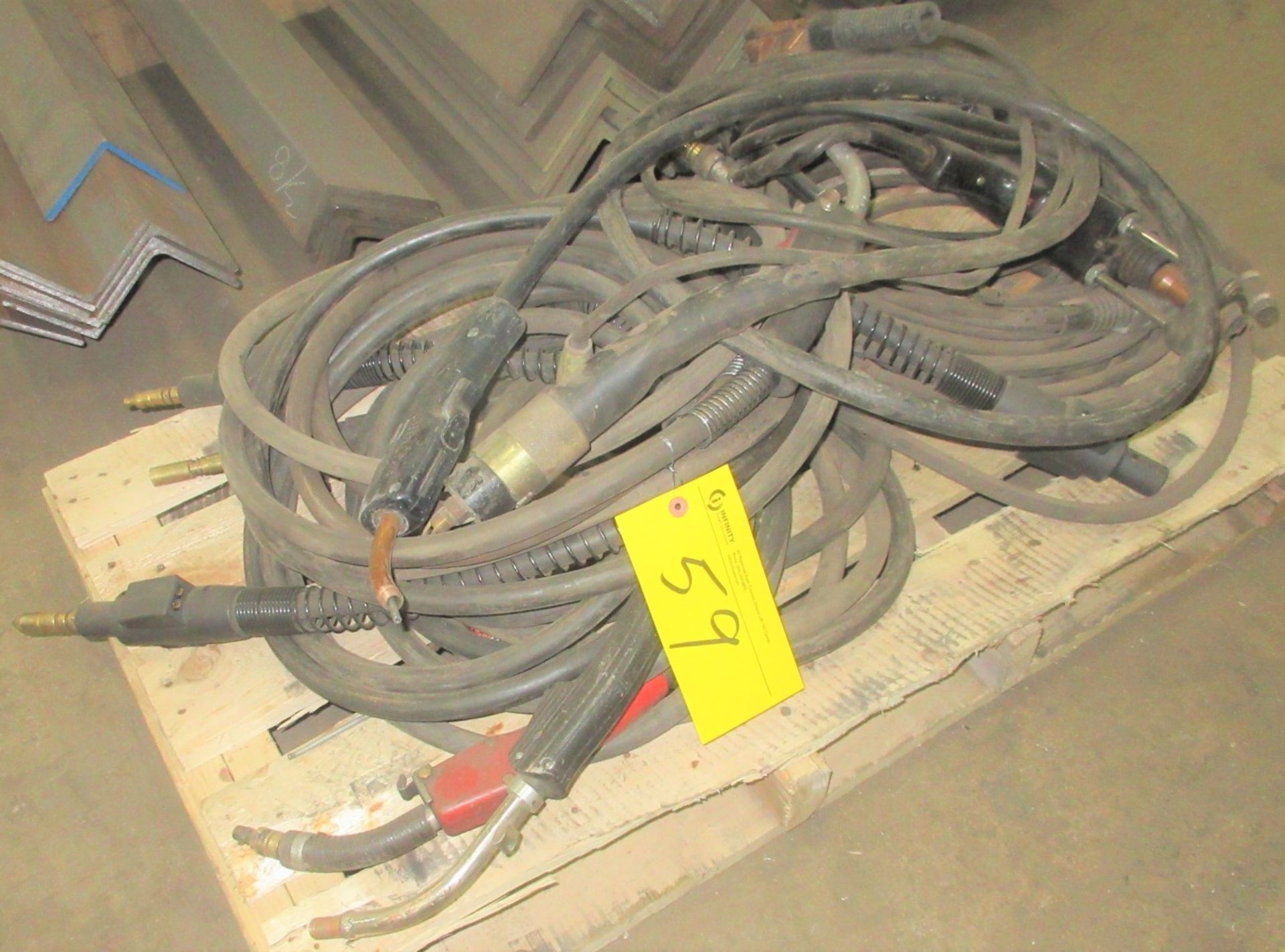 LOT OF (2) PALLET OF WELDING CABLES AND GUNS - Image 3 of 4