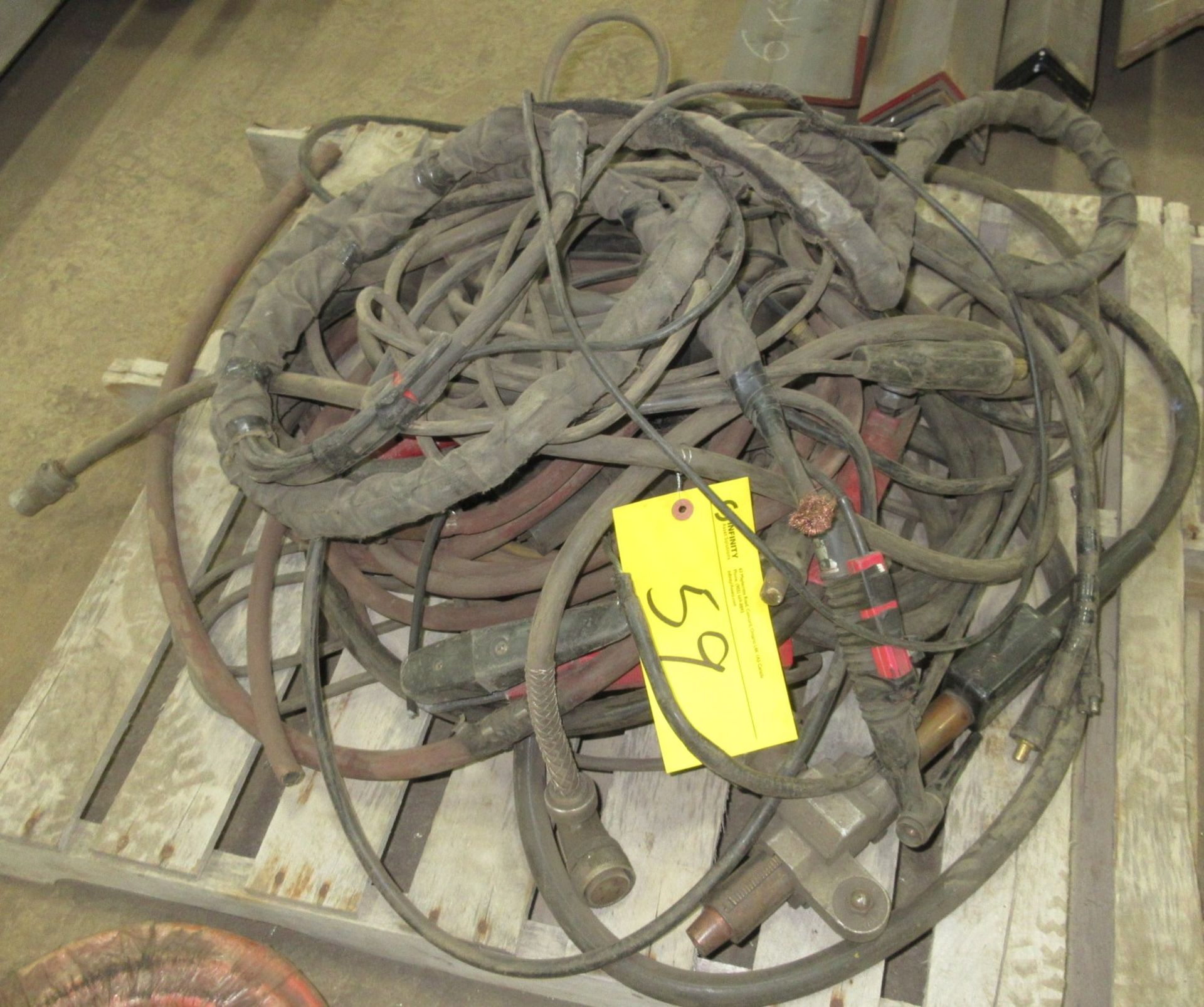 LOT OF (2) PALLET OF WELDING CABLES AND GUNS - Image 2 of 4