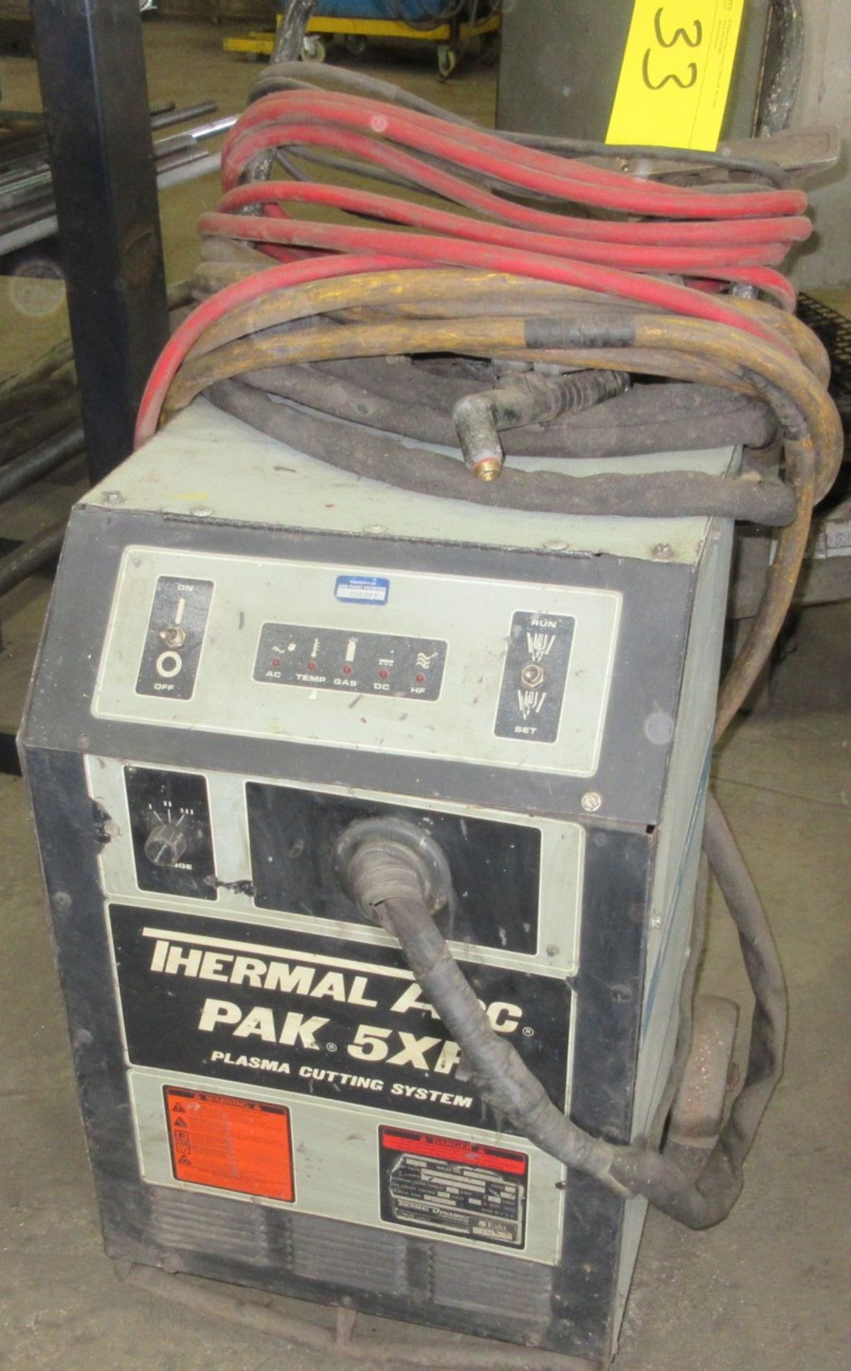 THERMAL ARC PAX 5XR PLASMA CUTTER W/ CART AND CABLES