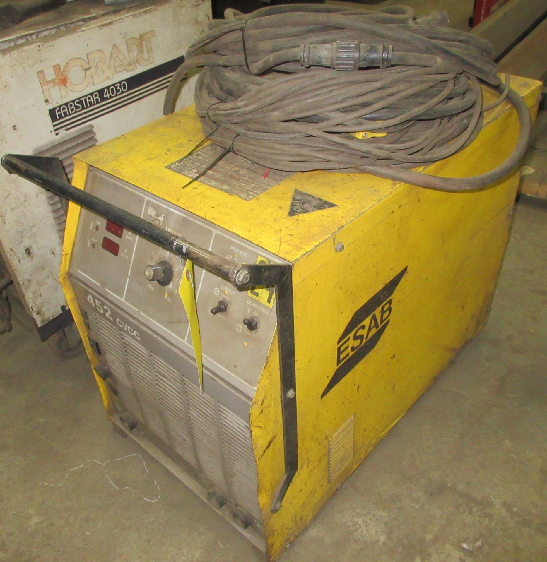 ESAB 452 CVCC WELDER W/ CABLES - Image 2 of 2