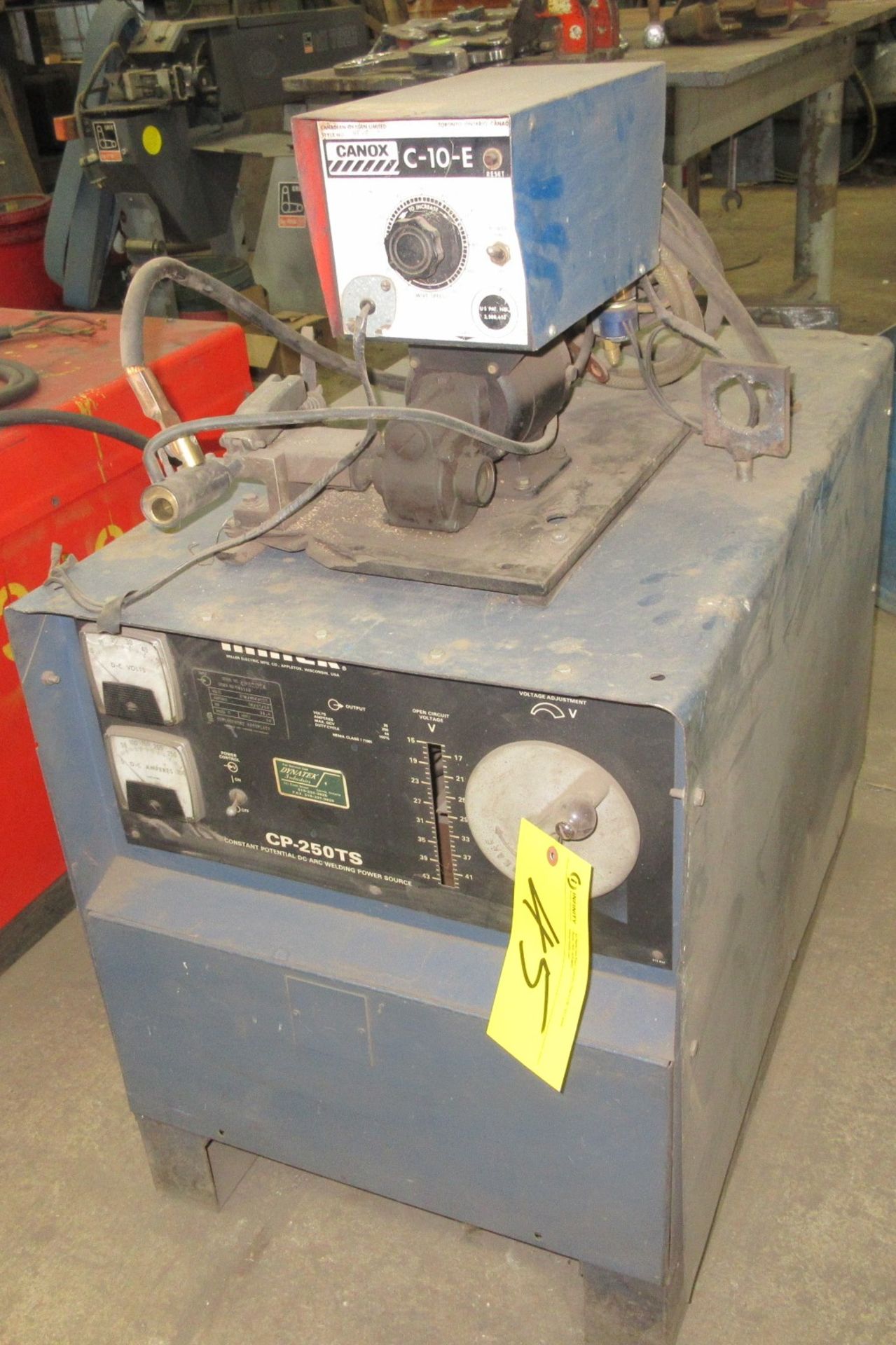 MILLER CP250TS WELDER W/ CANOX C-10-E WIRE FEEDER - Image 2 of 2