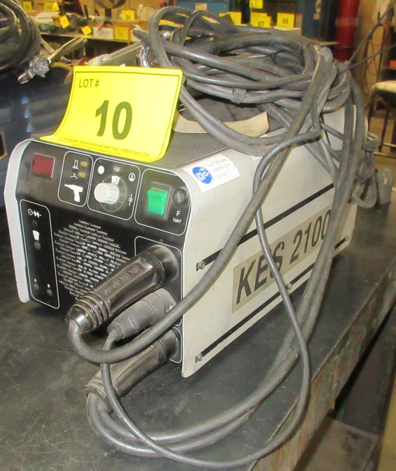 HBS / KES 2100 STUD WELDER W/ CABLES AND PMH10 GUN