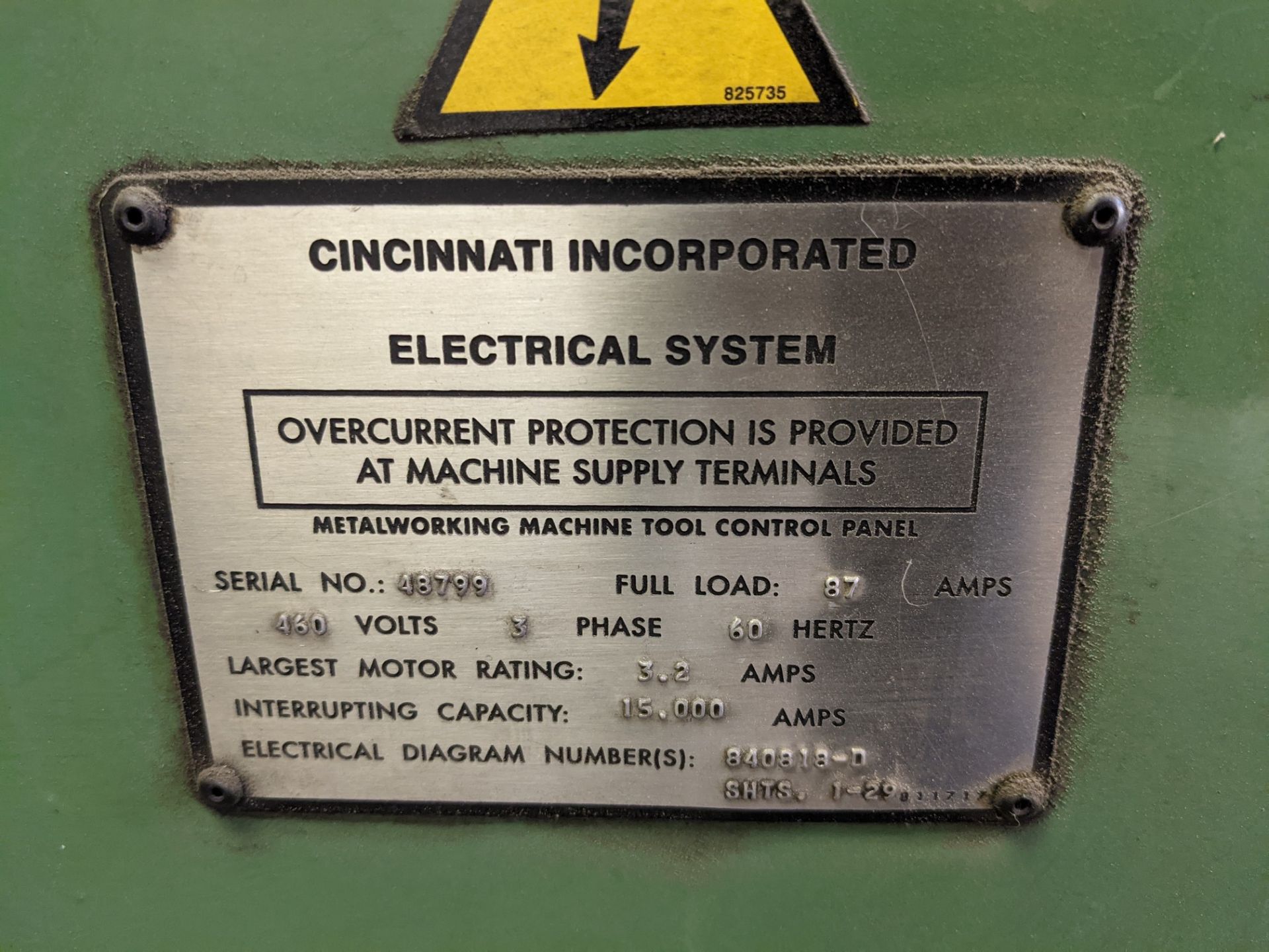 CINCINNATI CL 7 CNC LASER, 2000W, DUAL 12’ X 6’ TABLES, ½” STEEL CUTTING CAP., GE FANUC SERIES O-M - Image 17 of 30