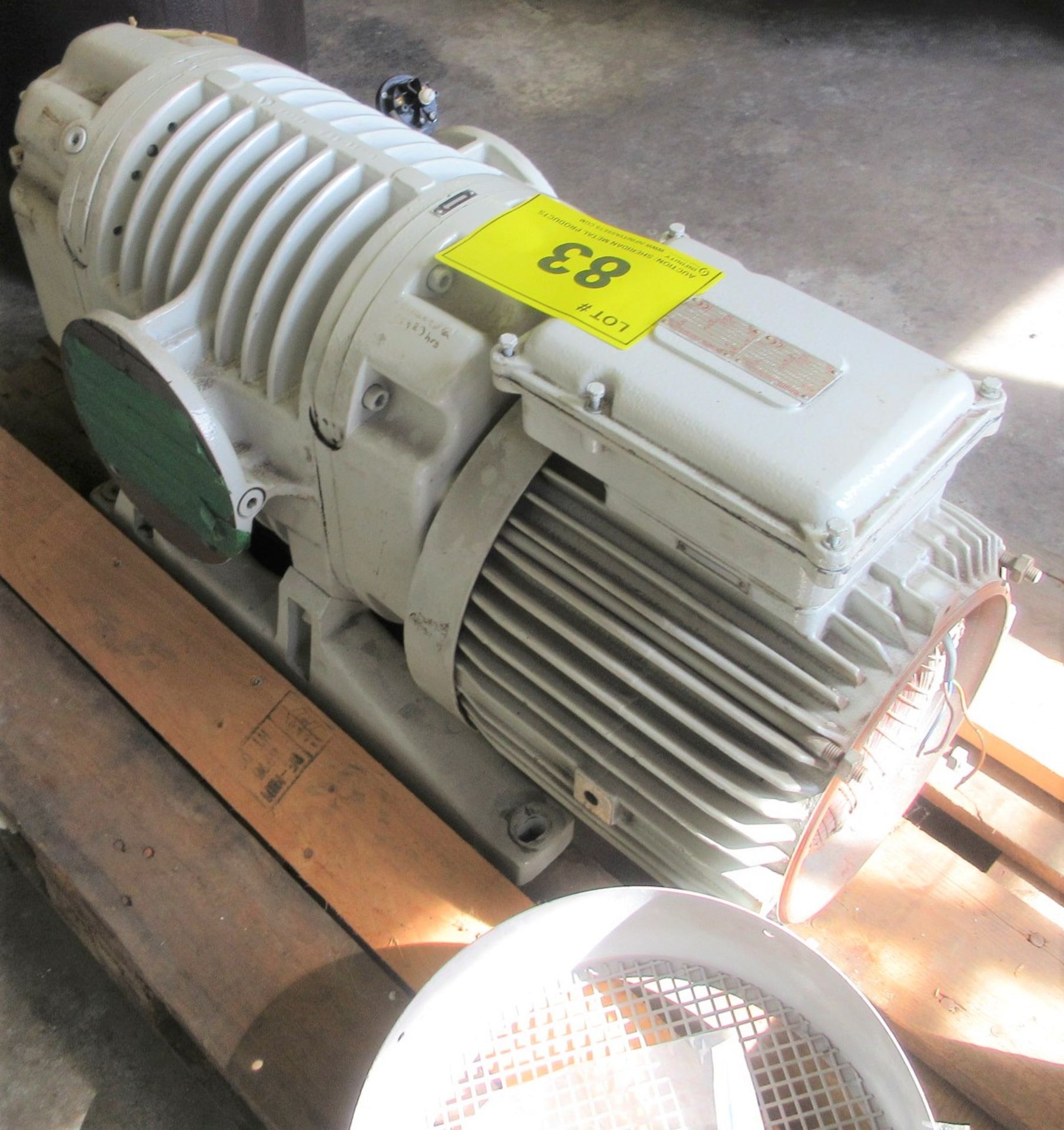EMOD VUF 160M/2-130 MOTOR / BLOWER AND WESTINGHOUSE 7.5HP MOTOR (SUBJECT TO BULK BID LOT 74A) - Image 4 of 8