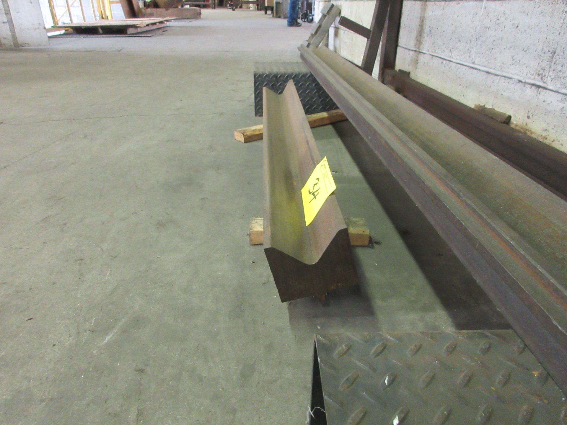 LOT OF (2) PRESS BRAKE DIES (8'L TOP AND 50"L BOTTOM) - Image 3 of 3