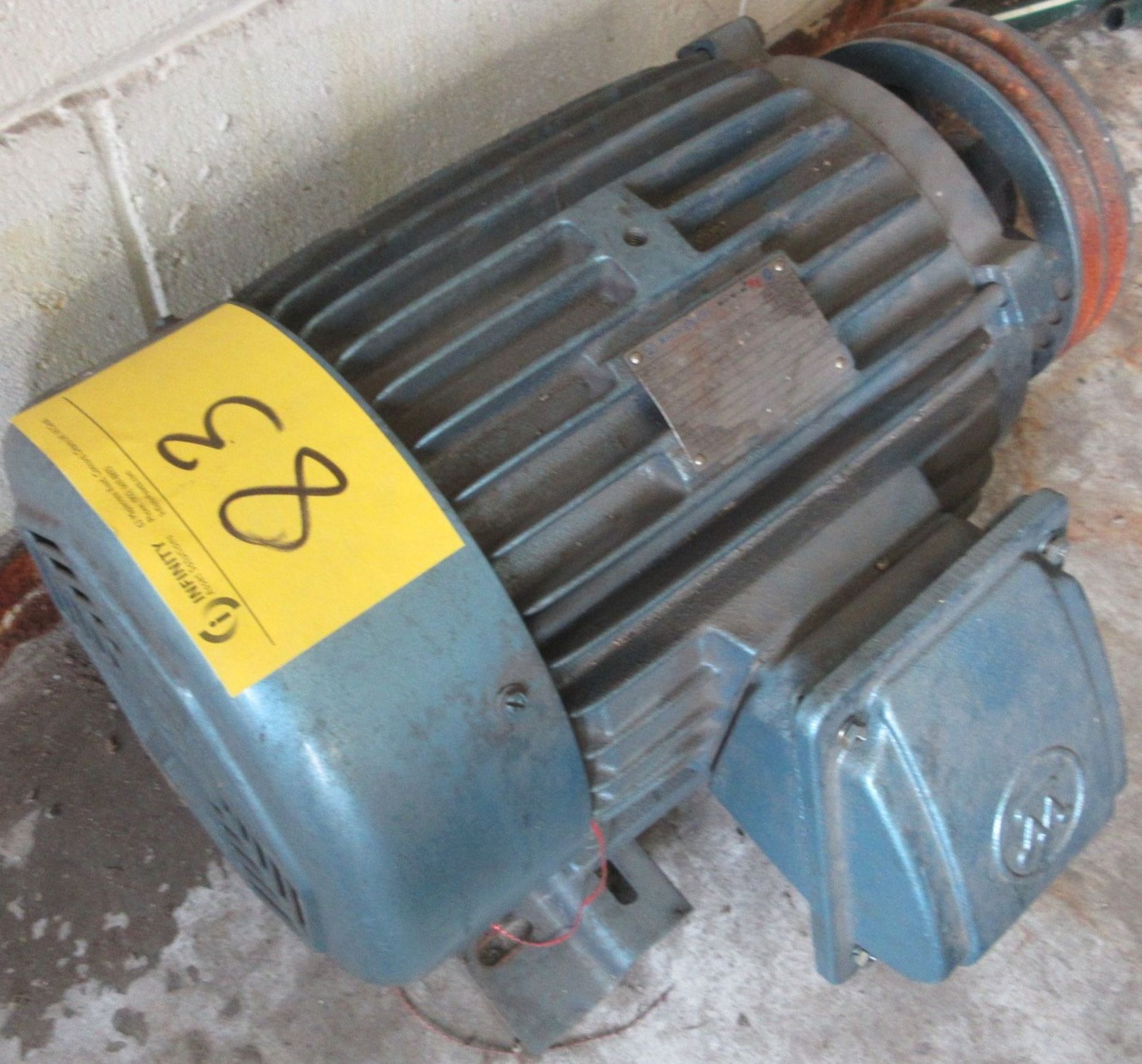EMOD VUF 160M/2-130 MOTOR / BLOWER AND WESTINGHOUSE 7.5HP MOTOR (SUBJECT TO BULK BID LOT 74A) - Image 5 of 8