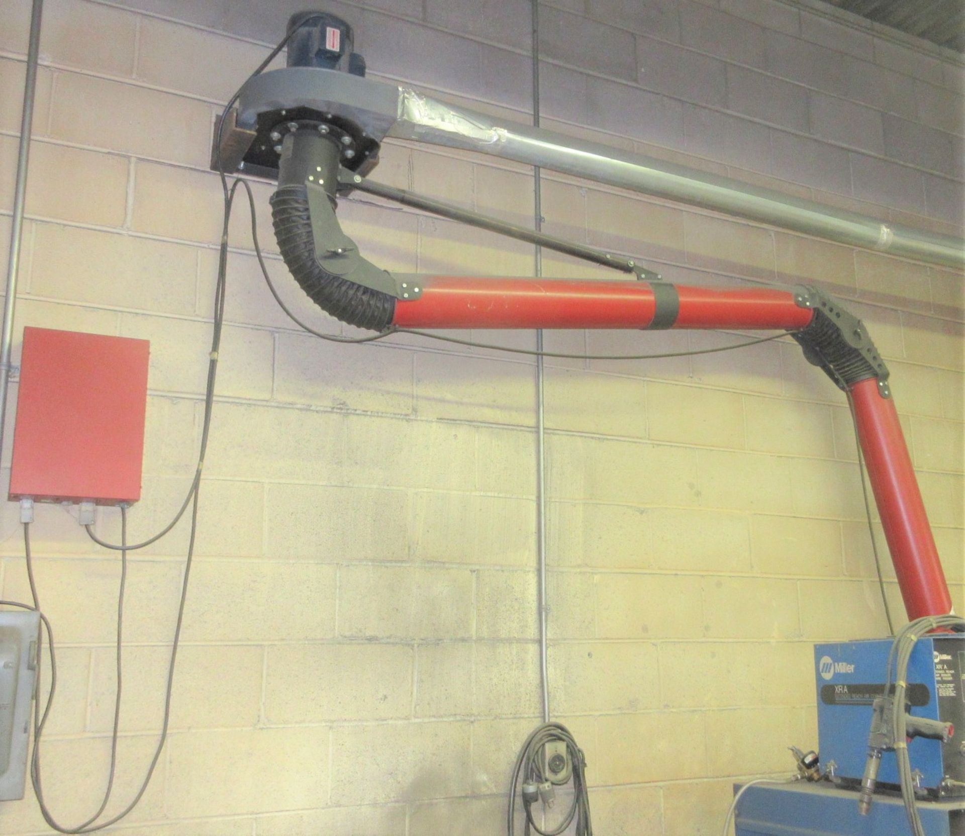 MICRO AIR FUME EXTRACTOR W/ WALL MOUNTED BLOWER / MOTOR - Image 2 of 2