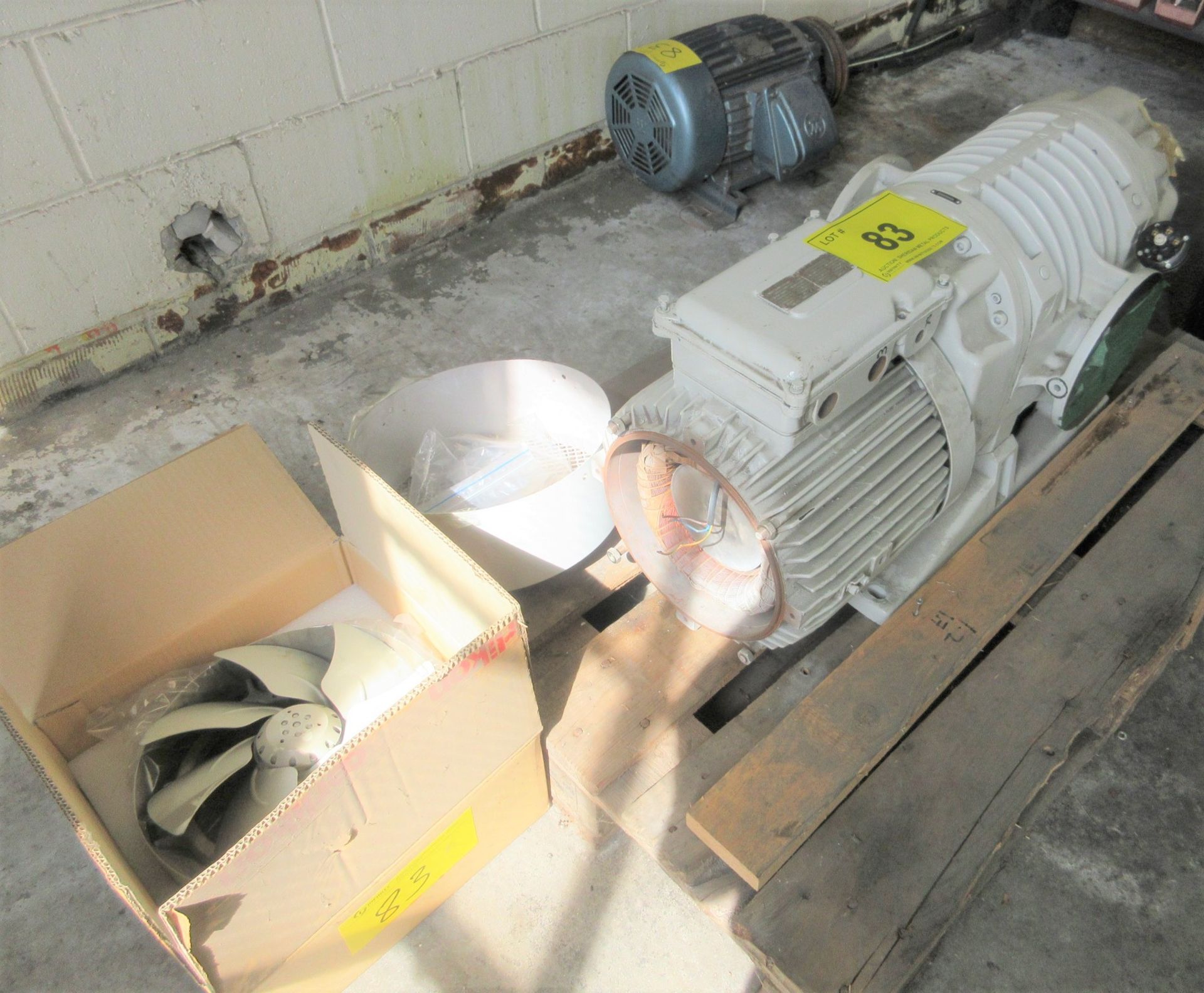 EMOD VUF 160M/2-130 MOTOR / BLOWER AND WESTINGHOUSE 7.5HP MOTOR (SUBJECT TO BULK BID LOT 74A) - Image 2 of 8